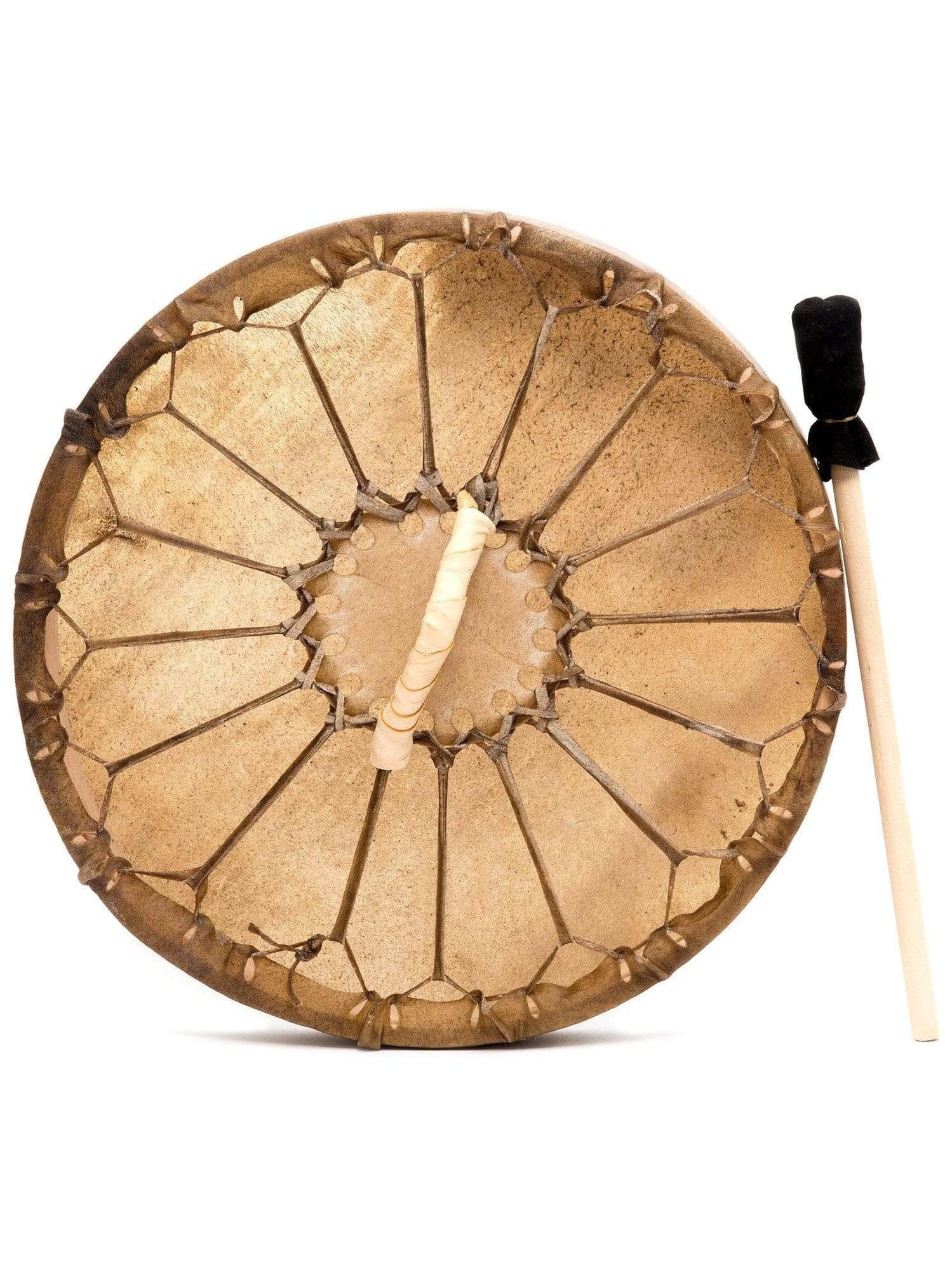 Native American-Style Elk Rawhide Drum - Image 3