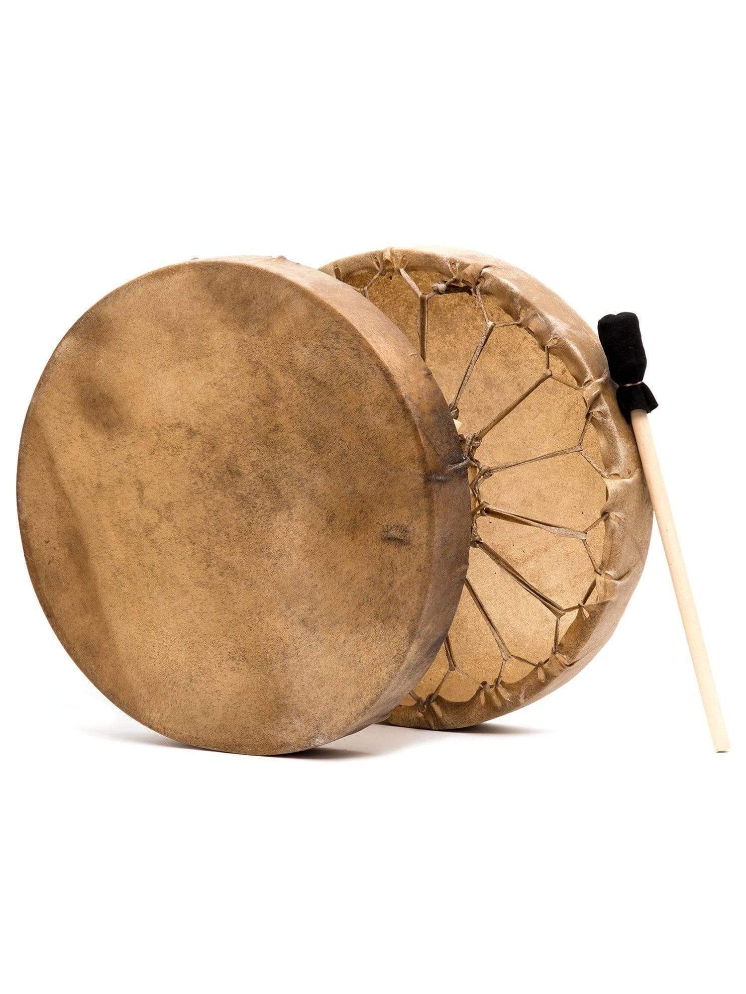 Native American-Style Elk Rawhide Drum - Image 4