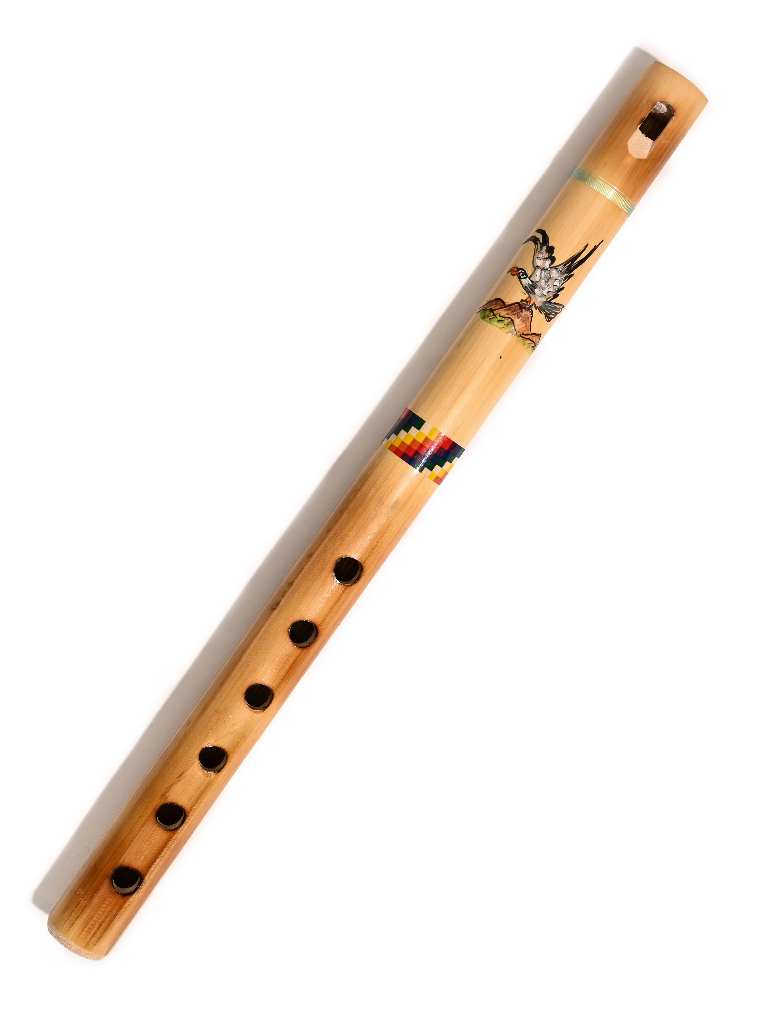 Painted Bamboo Flute - Image 10