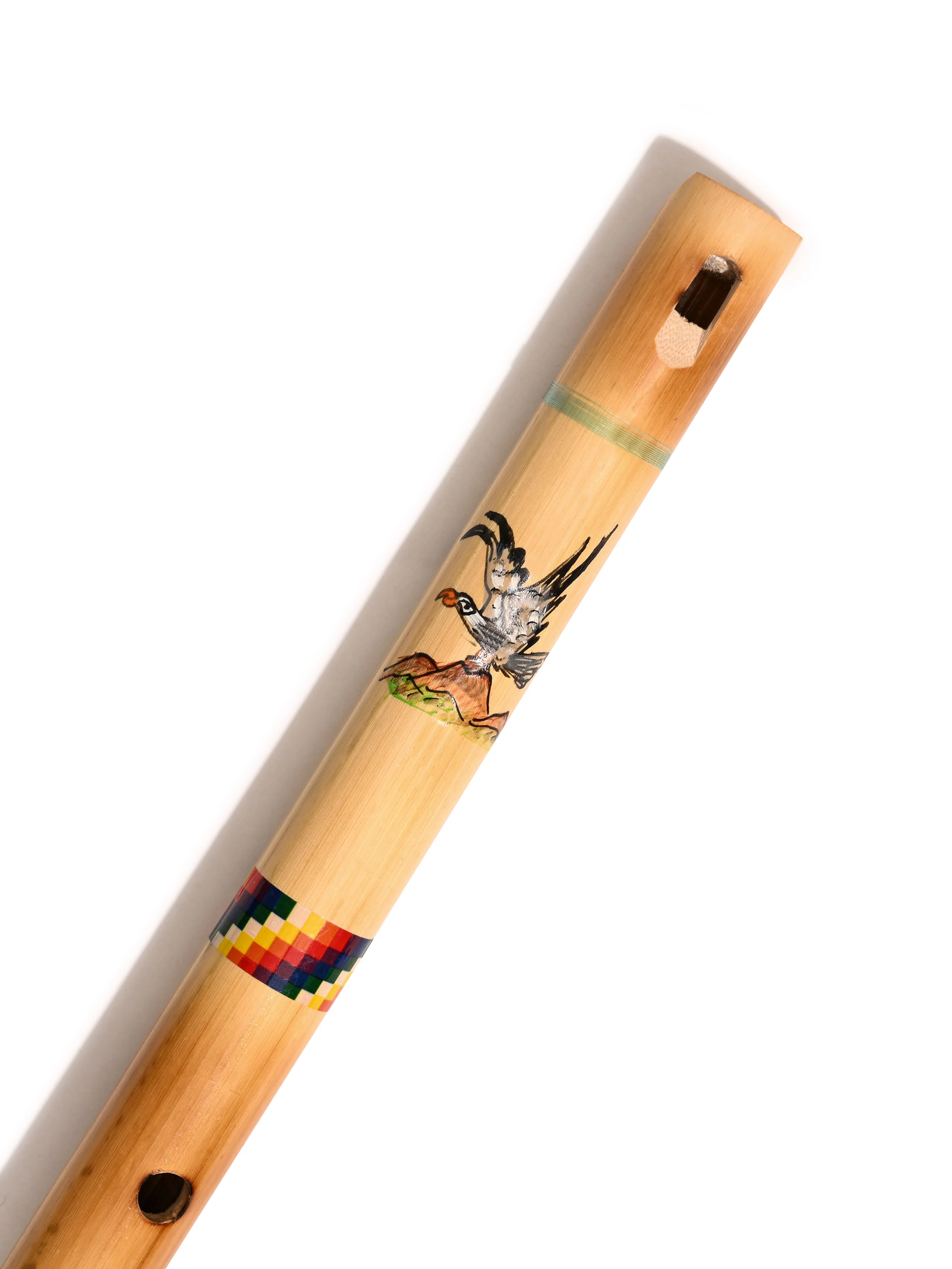 Painted Bamboo Flute - Image 11