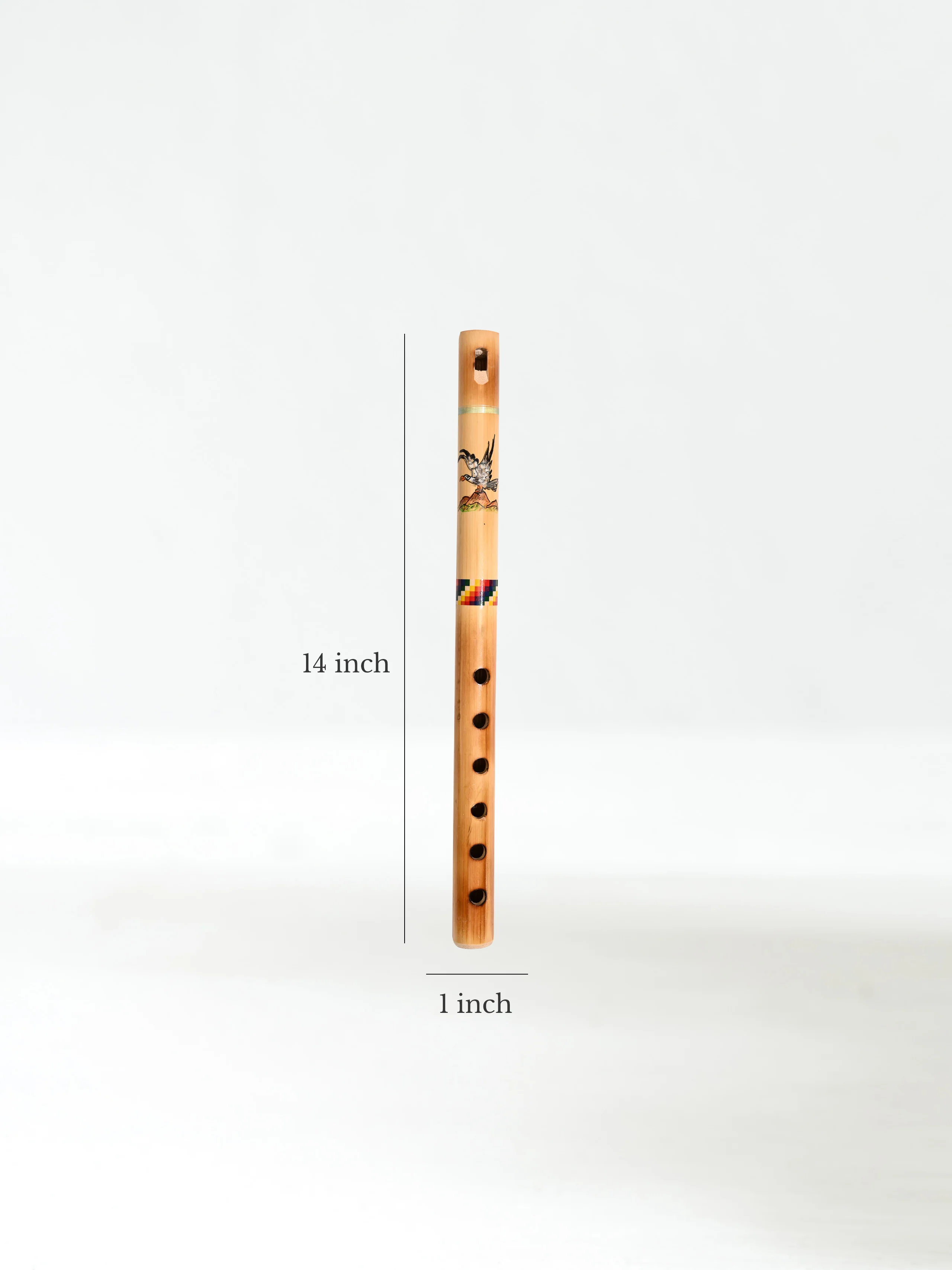 Painted Bamboo Flute - Image 12