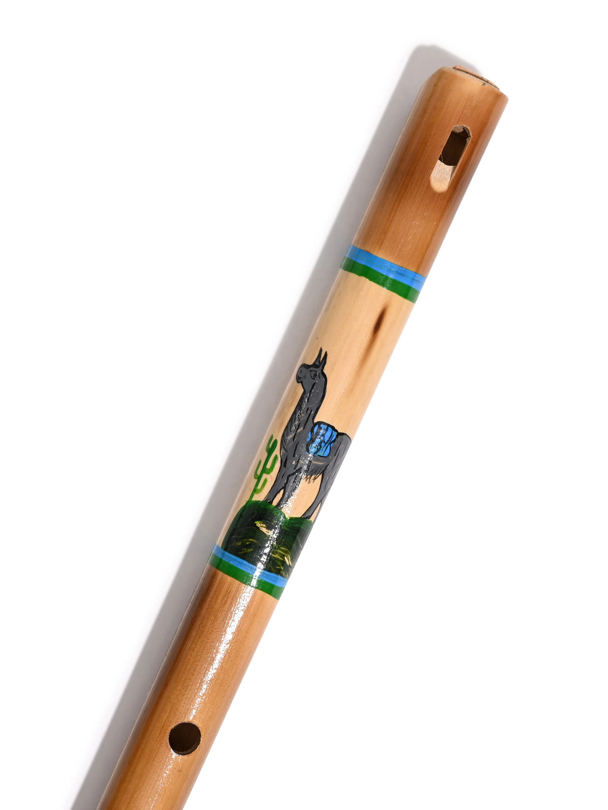 Painted Bamboo Flute - Image 4