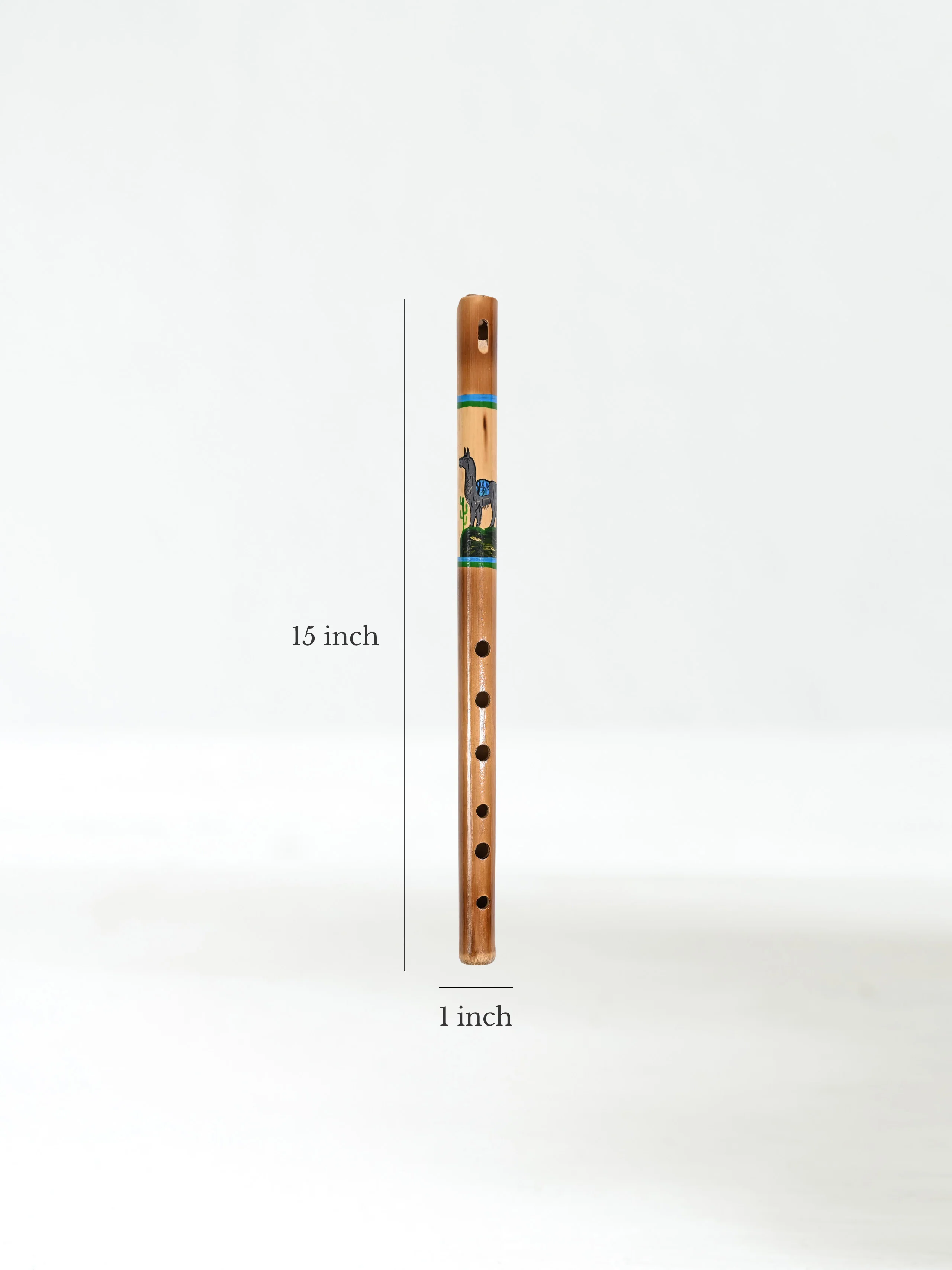 Painted Bamboo Flute - Image 5