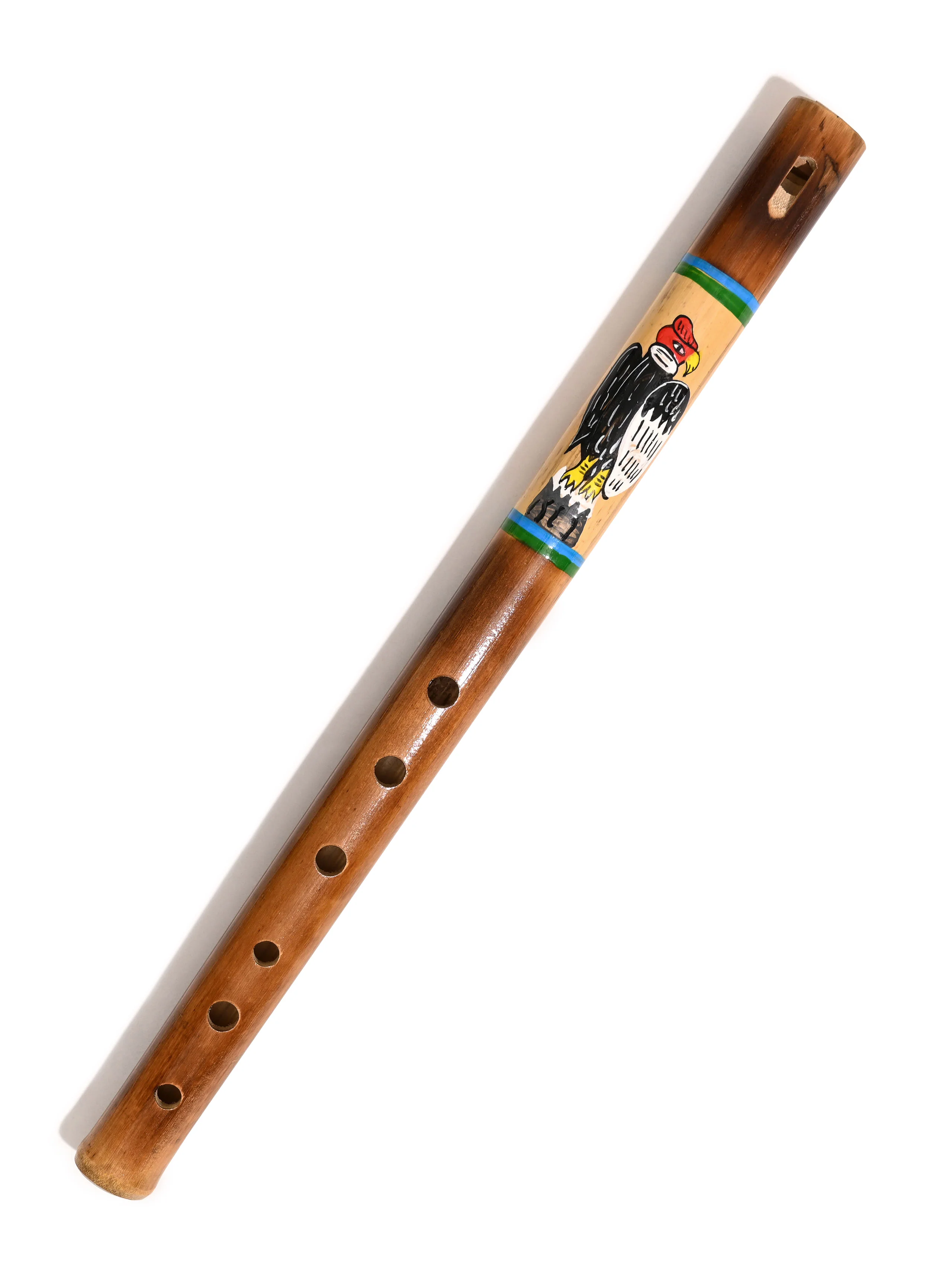 Painted Bamboo Flute - Image 6