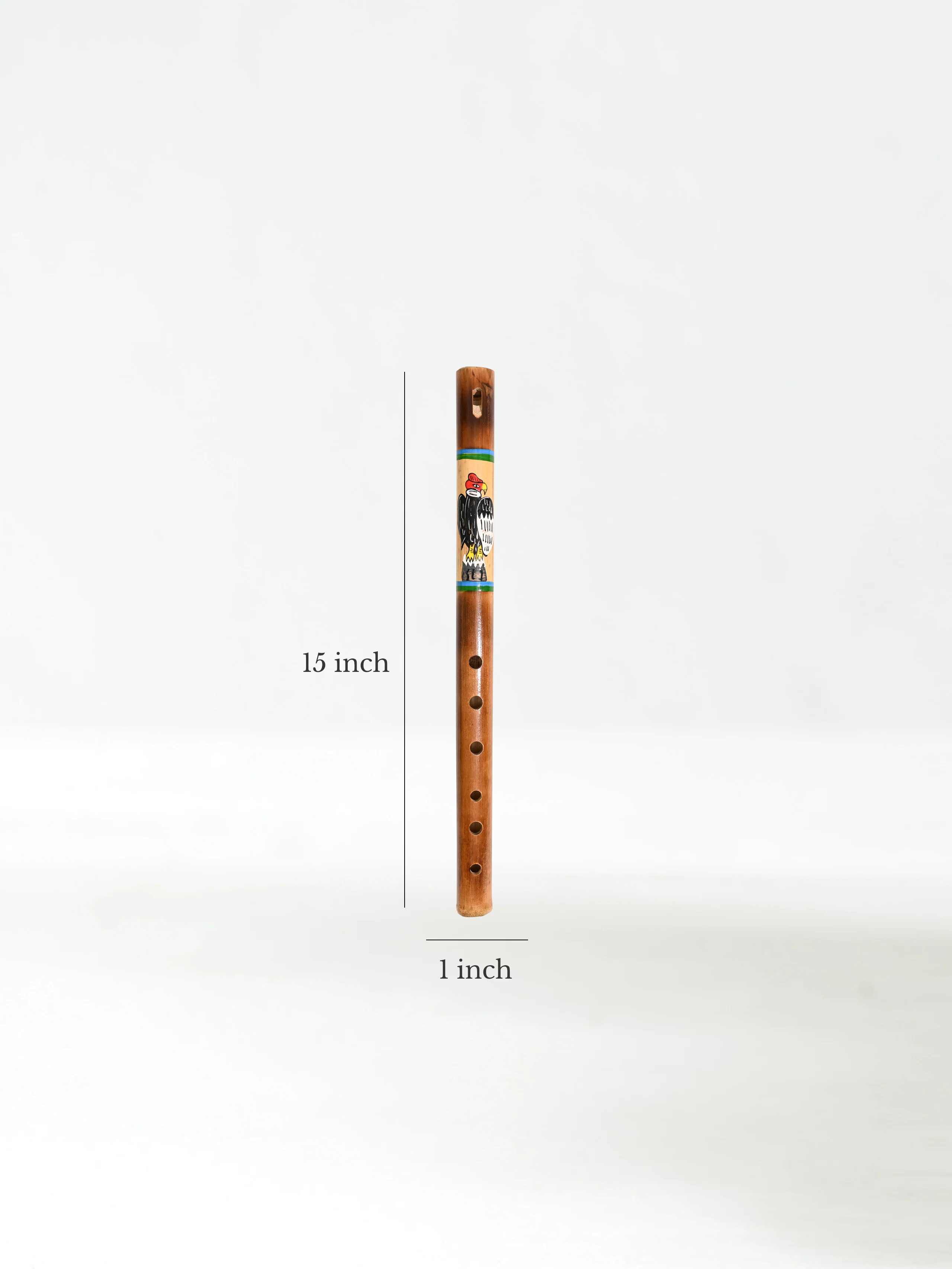 Painted Bamboo Flute - Image 8
