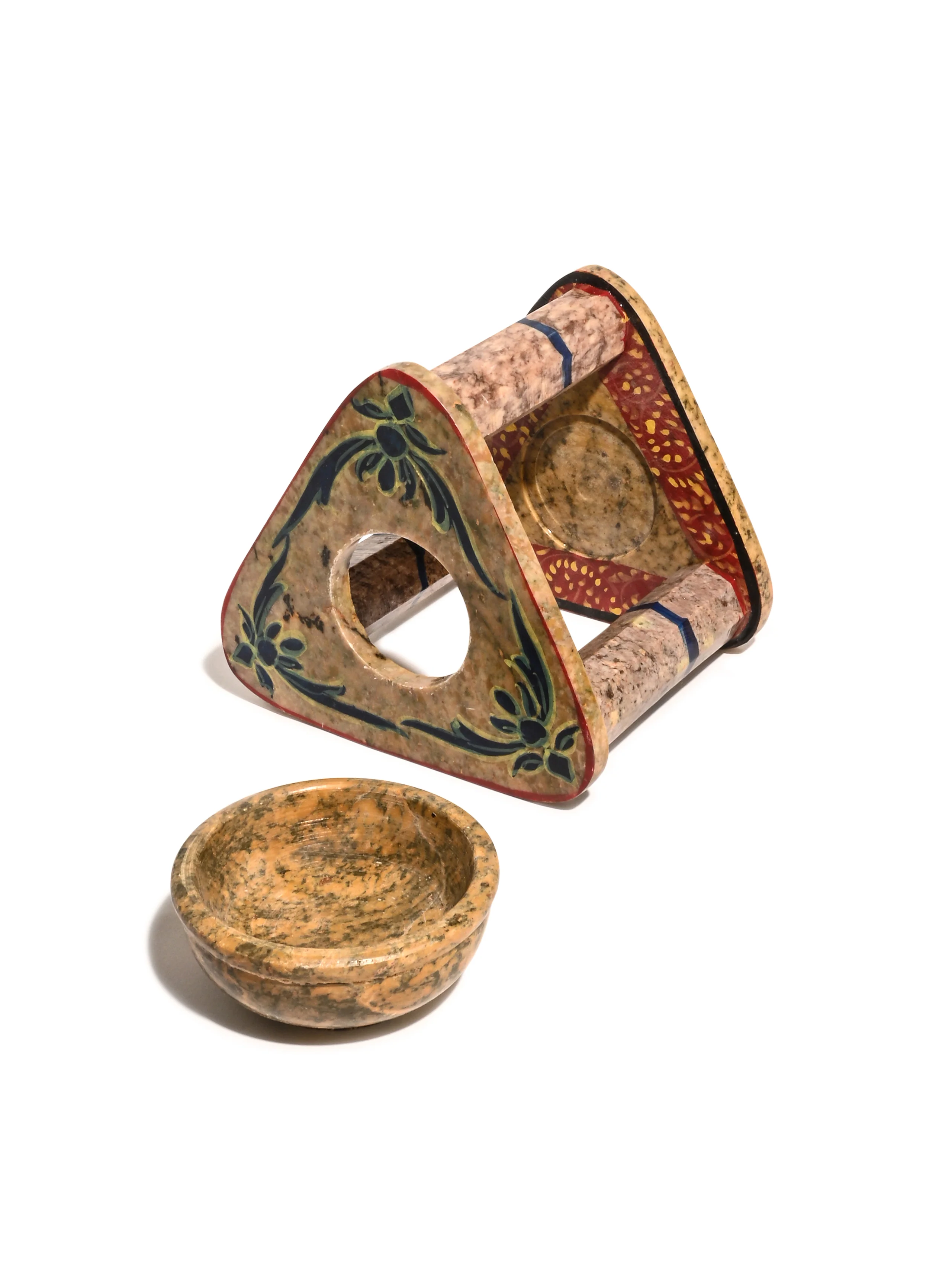 Painted Stone Triangle Essential Oil Diffuser - Image 4