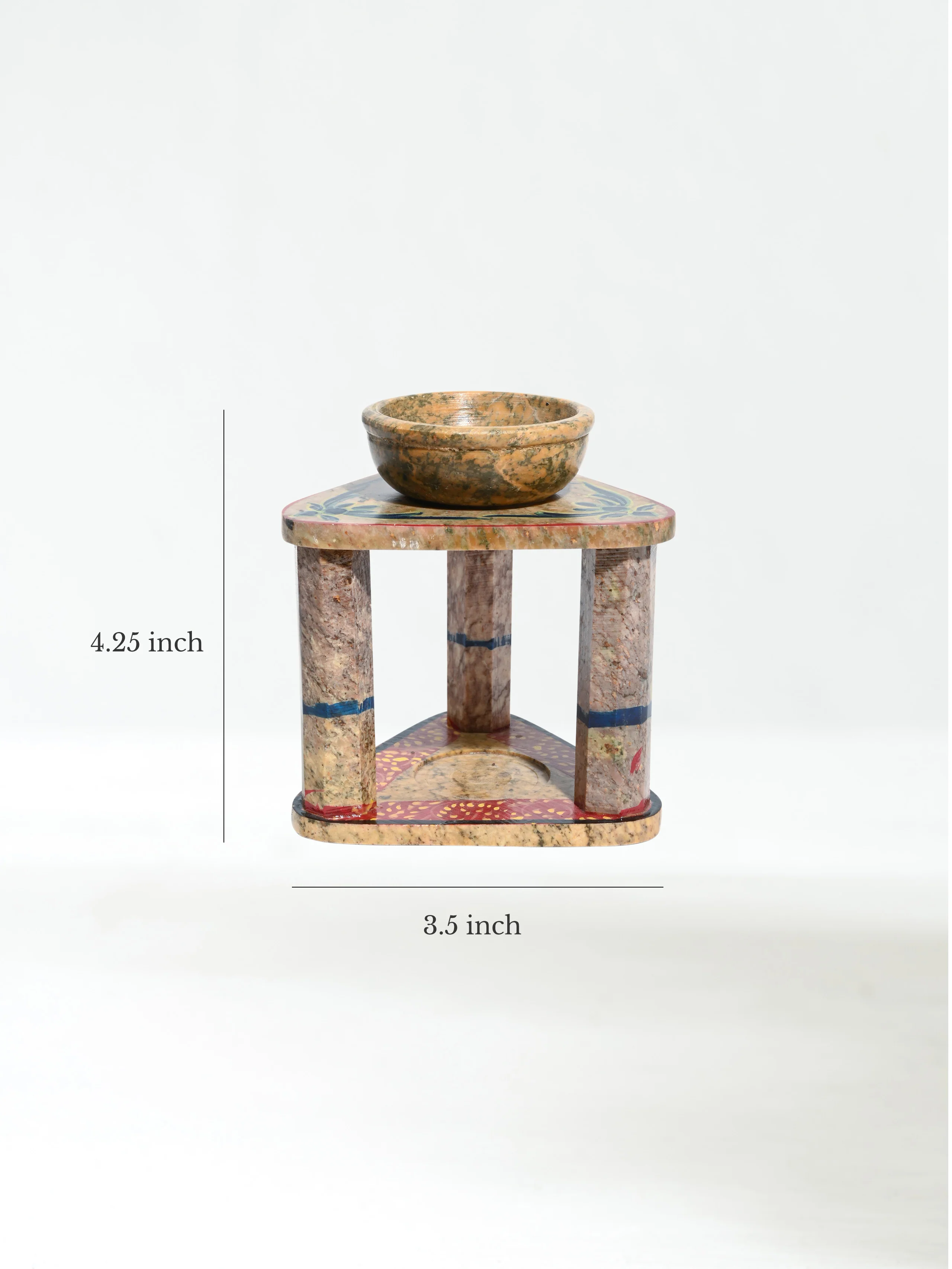 Painted Stone Triangle Essential Oil Diffuser - Image 5