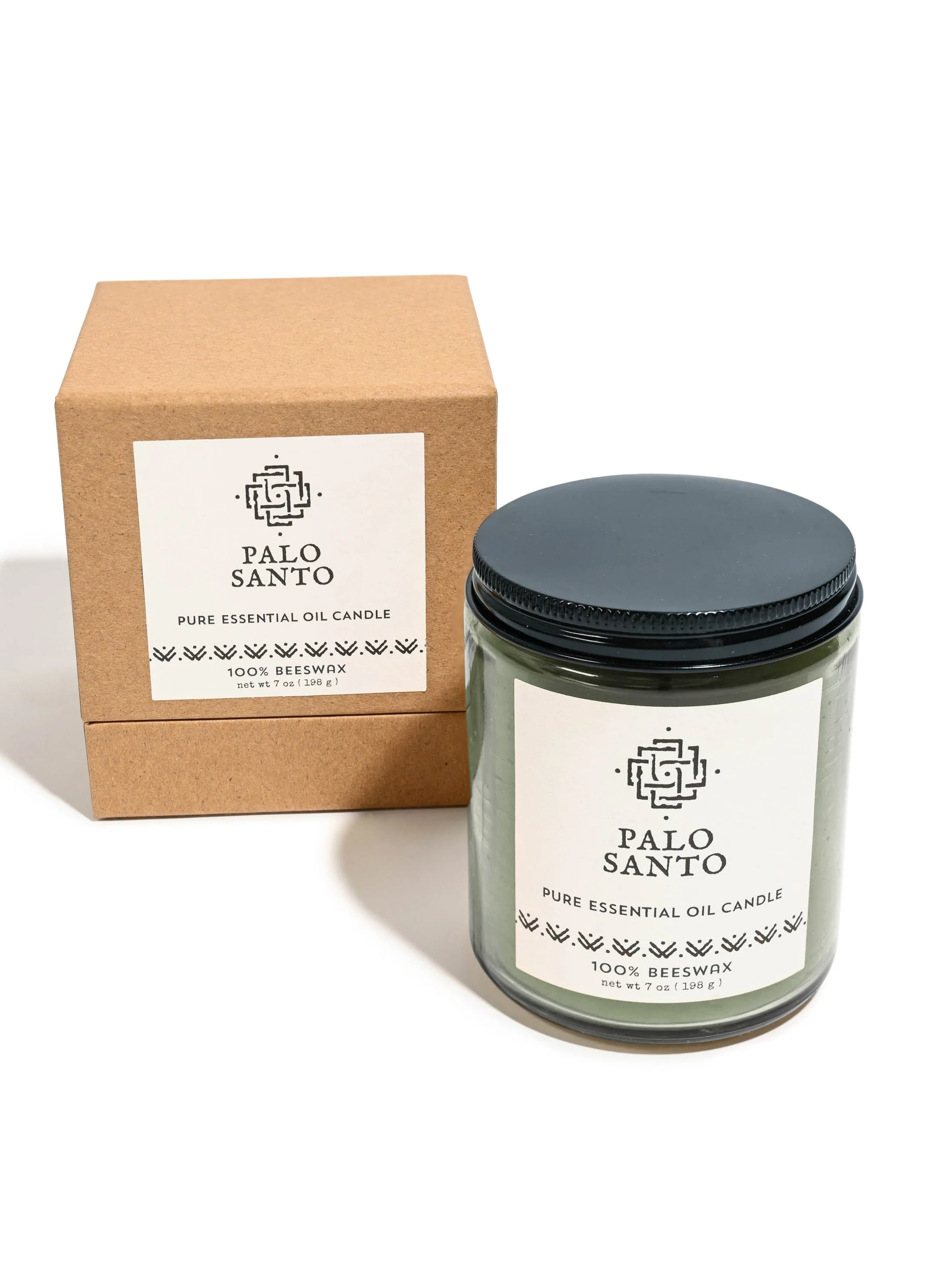 Palo Santo Beeswax Pure Essential Oil Candle - Image 3
