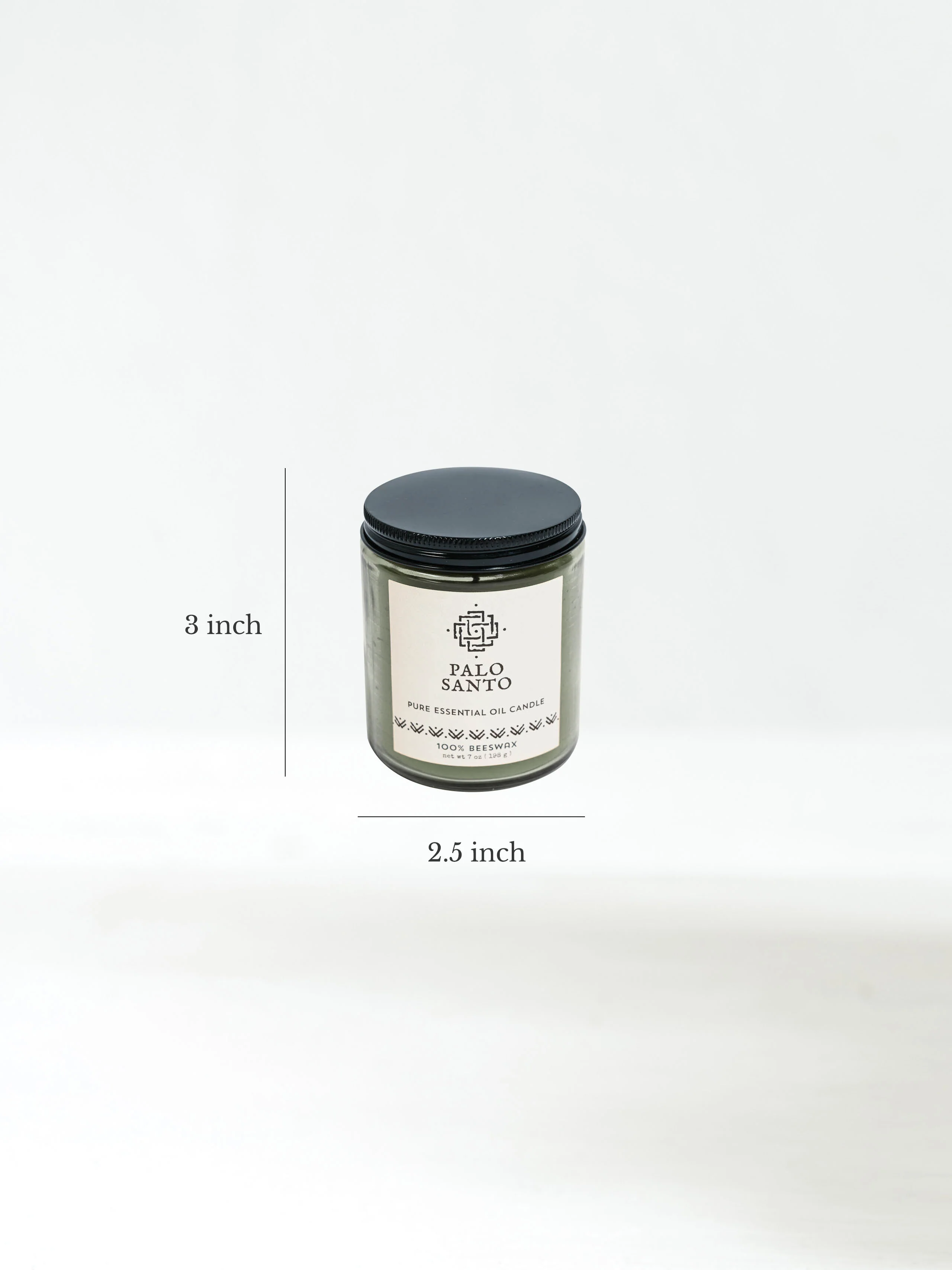 Palo Santo Beeswax Pure Essential Oil Candle - Image 4