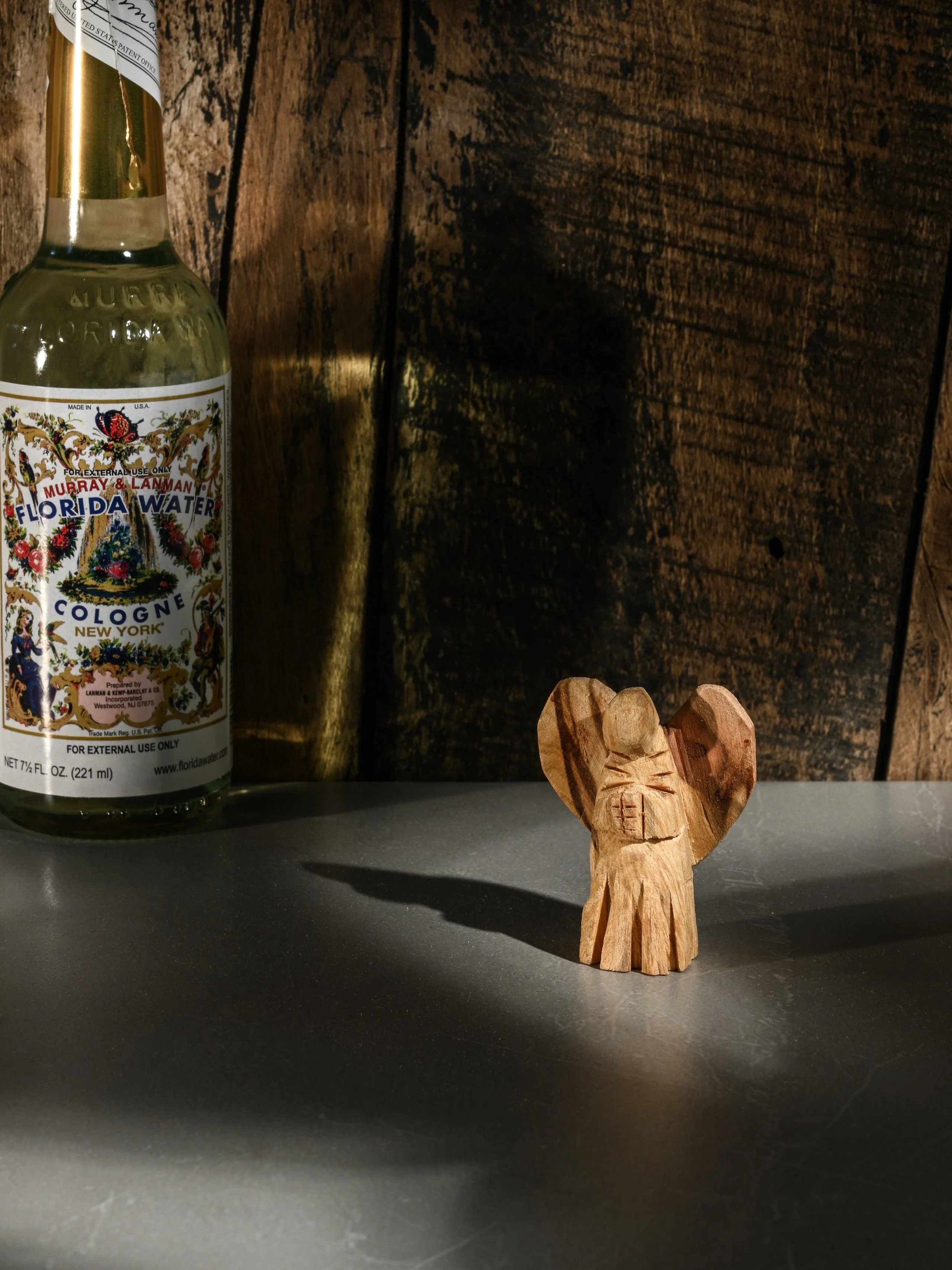 Palo Santo Carved Angel - Image 2
