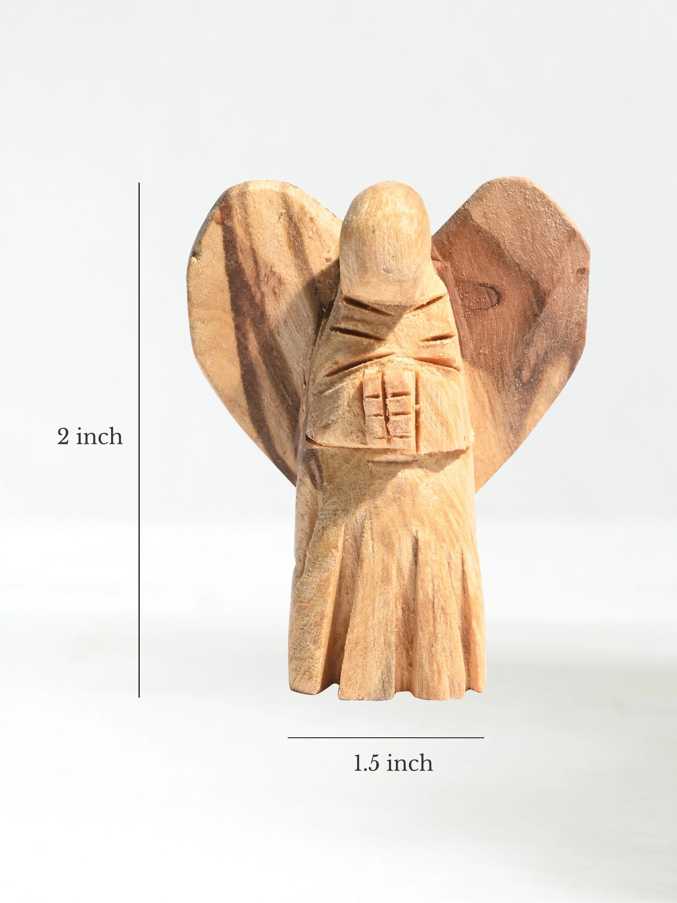 Palo Santo Carved Angel - Image 4