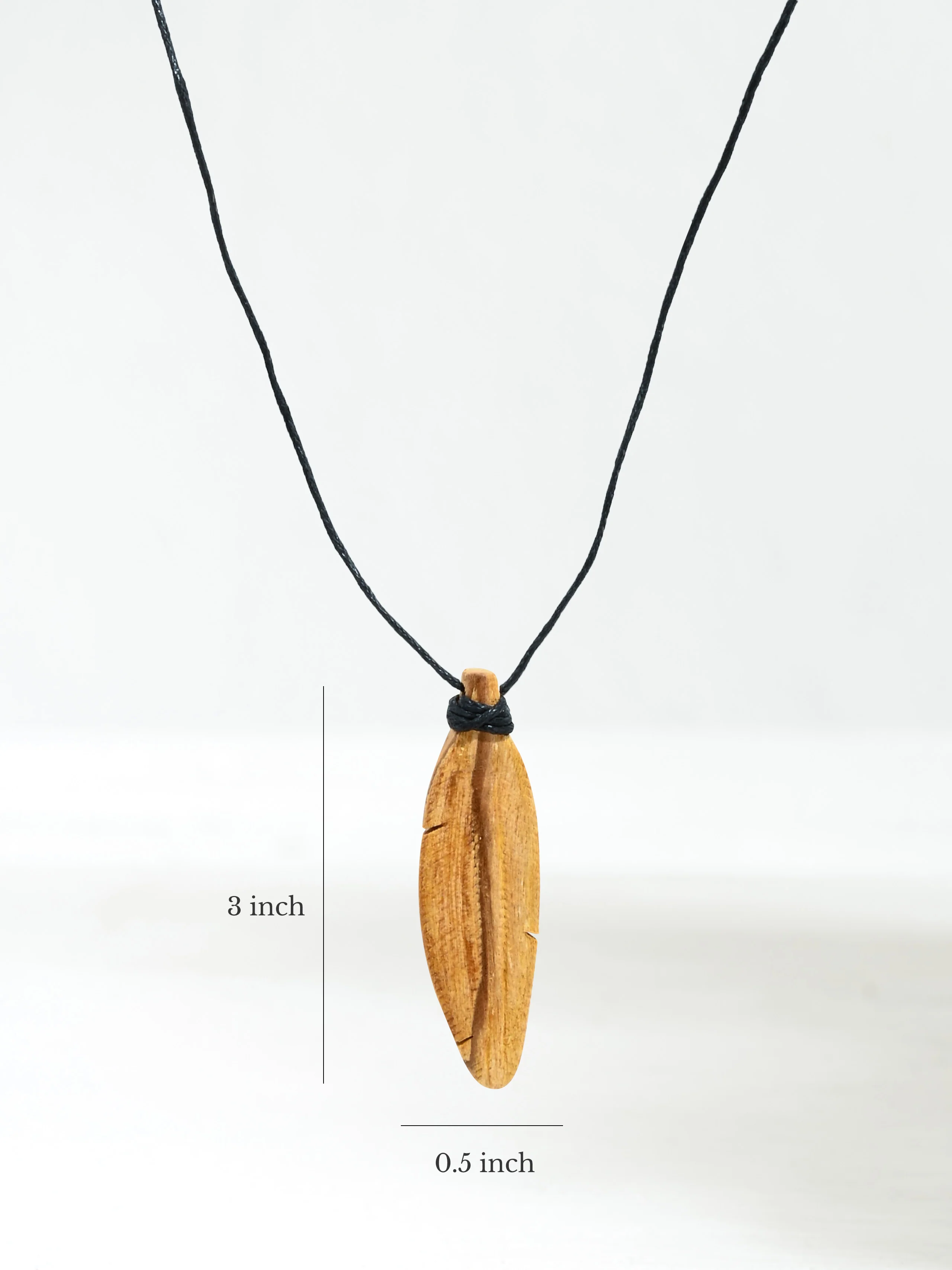 Palo Santo Feather Necklace - Image 5
