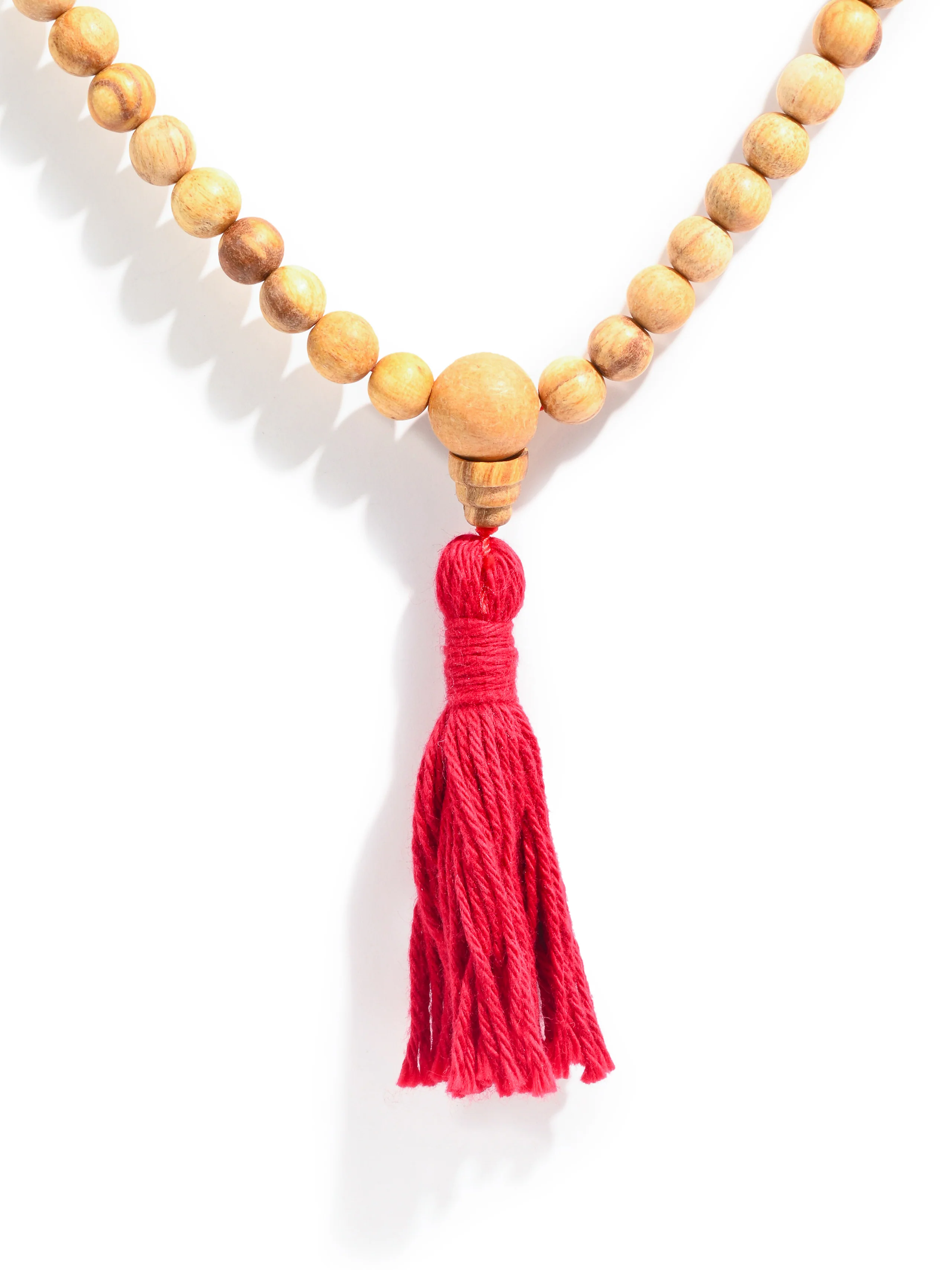 Palo Santo Wood Prayer Bead Mala - Image 3