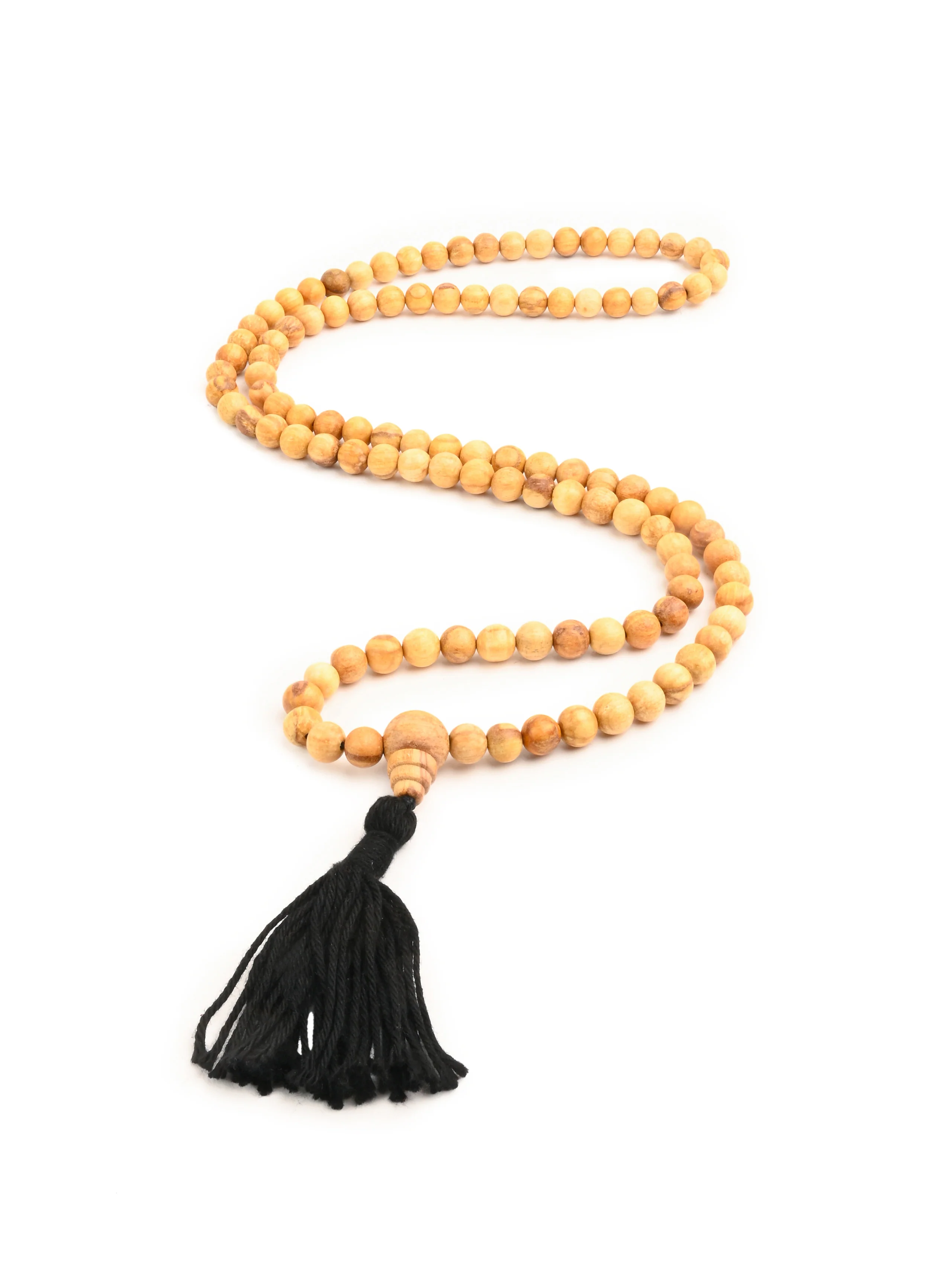 Palo Santo Wood Prayer Bead Mala - Image 6