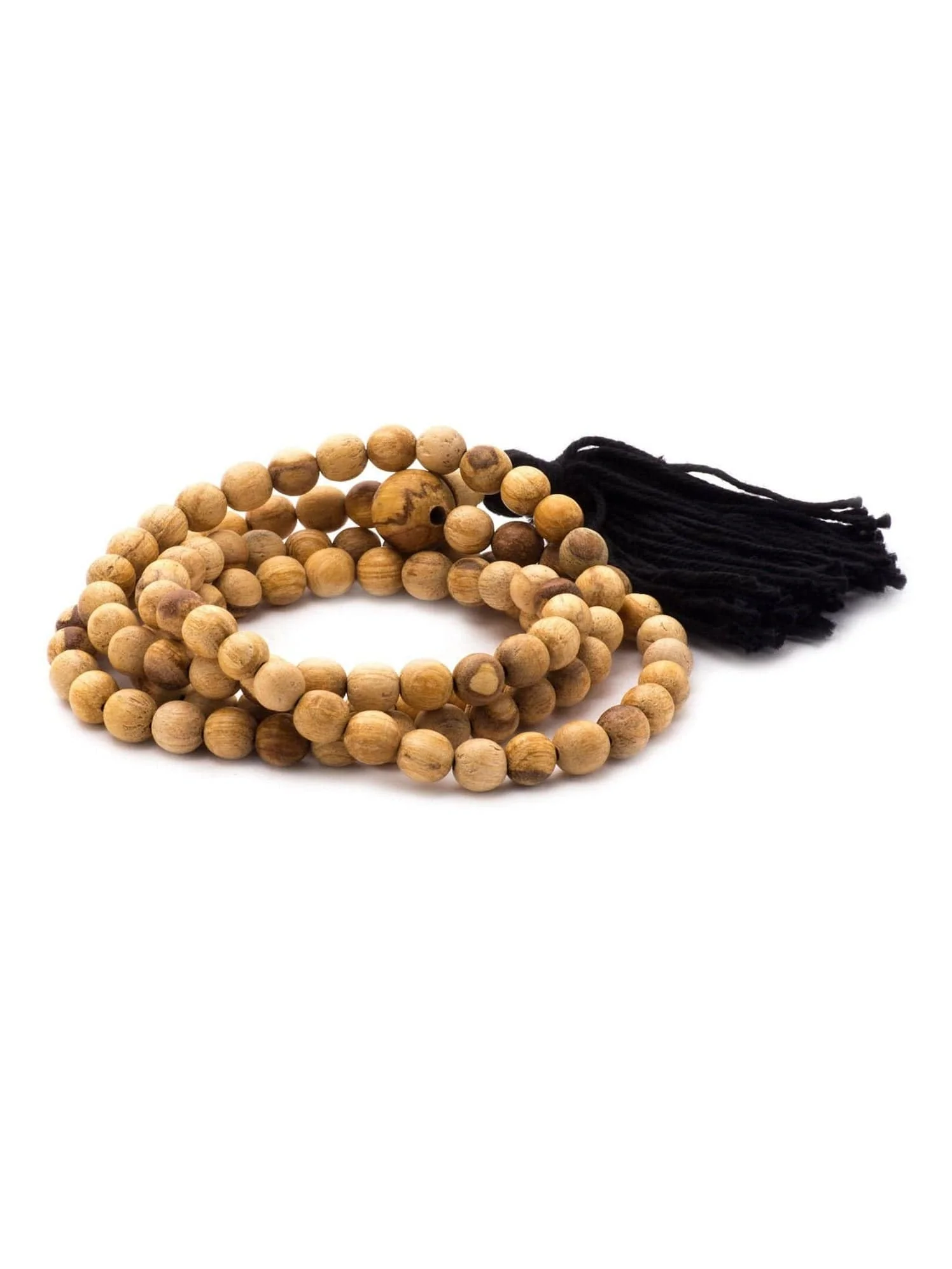 Palo Santo Wood Prayer Bead Mala - Image 8