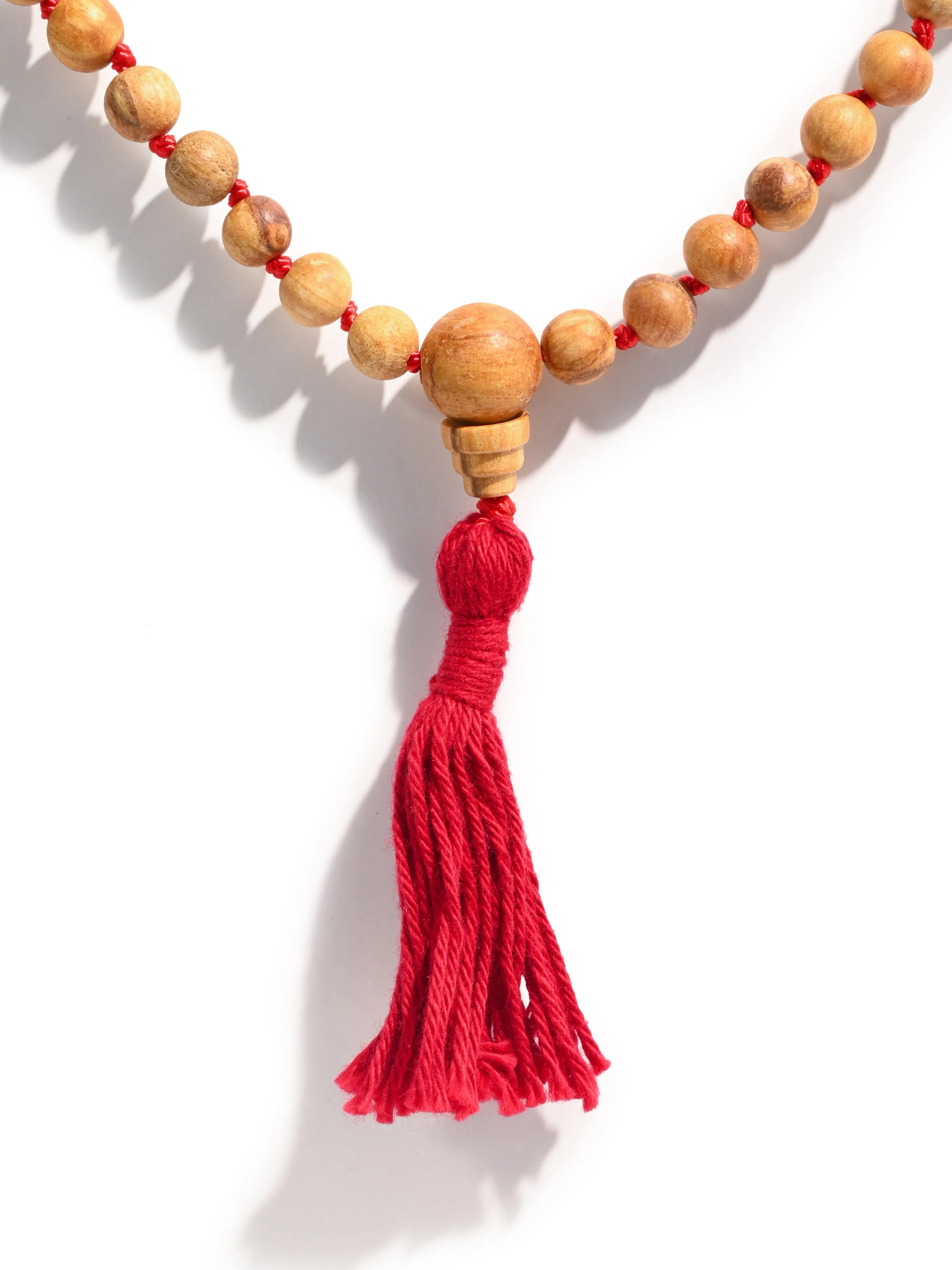 Palo Santo Wood Prayer Bead Mala Knotted - Image 7
