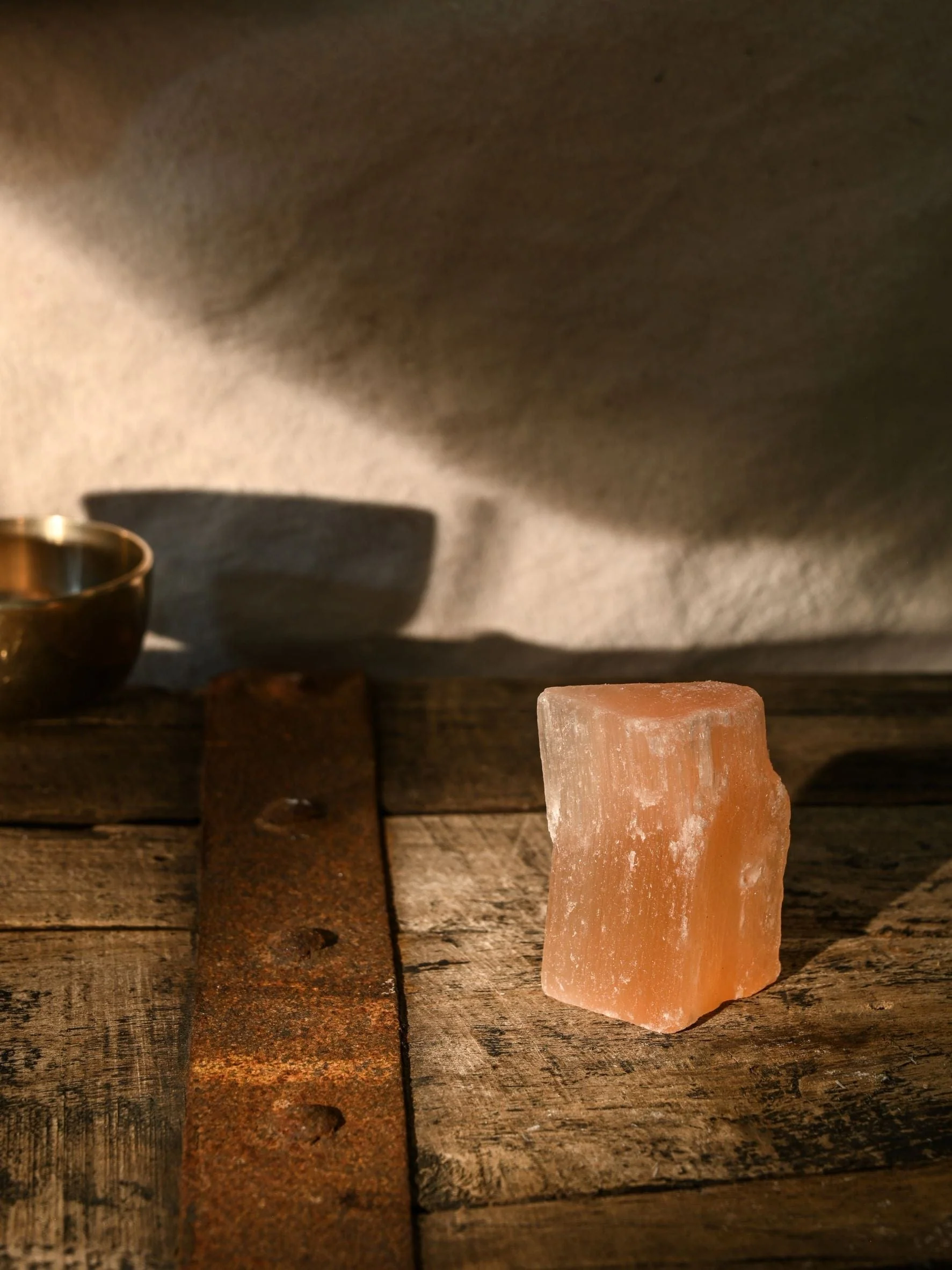 Peach Selenite