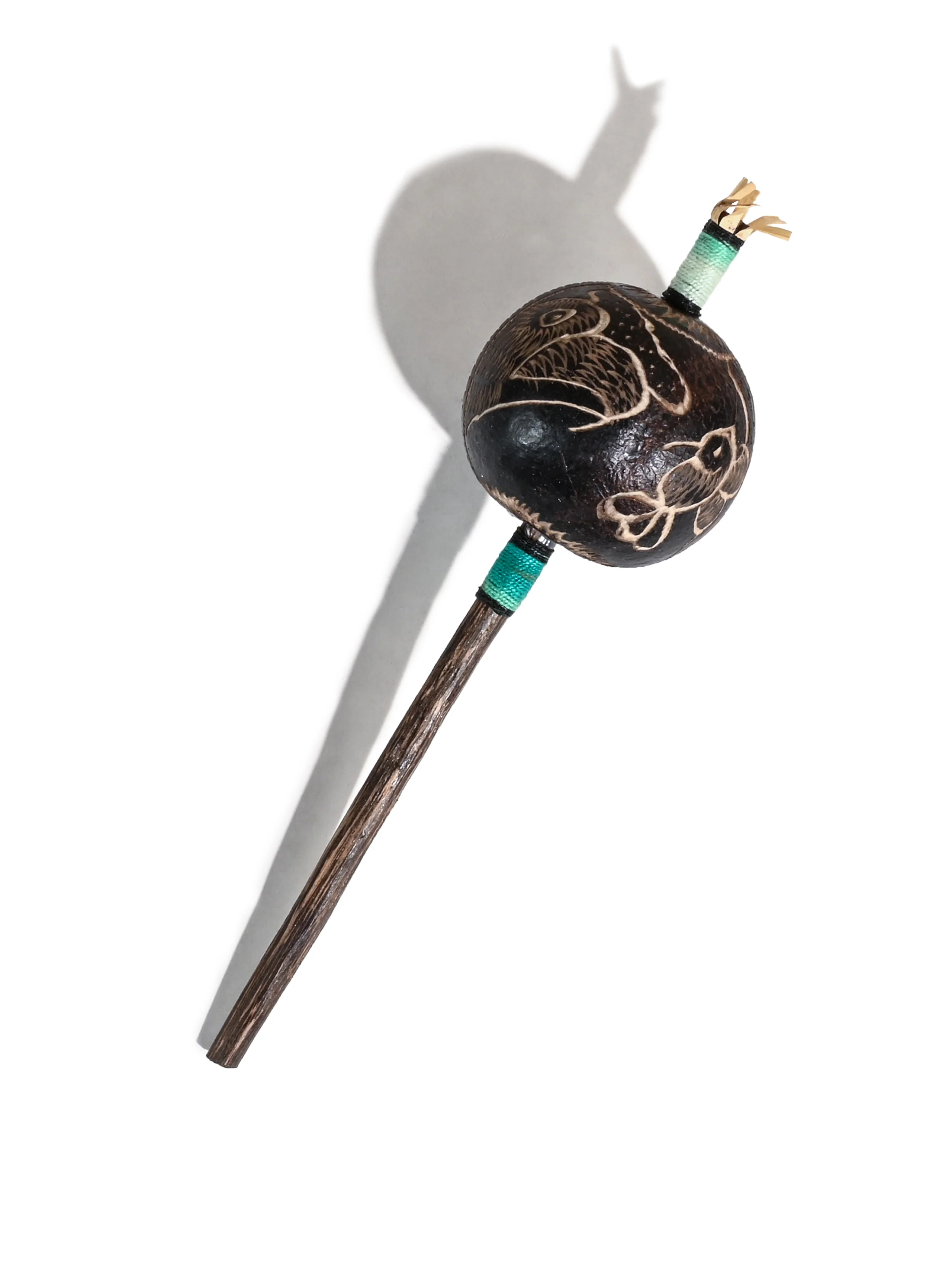 Peruvian Amazon Gourd Rattle - Four Directions - Image 5