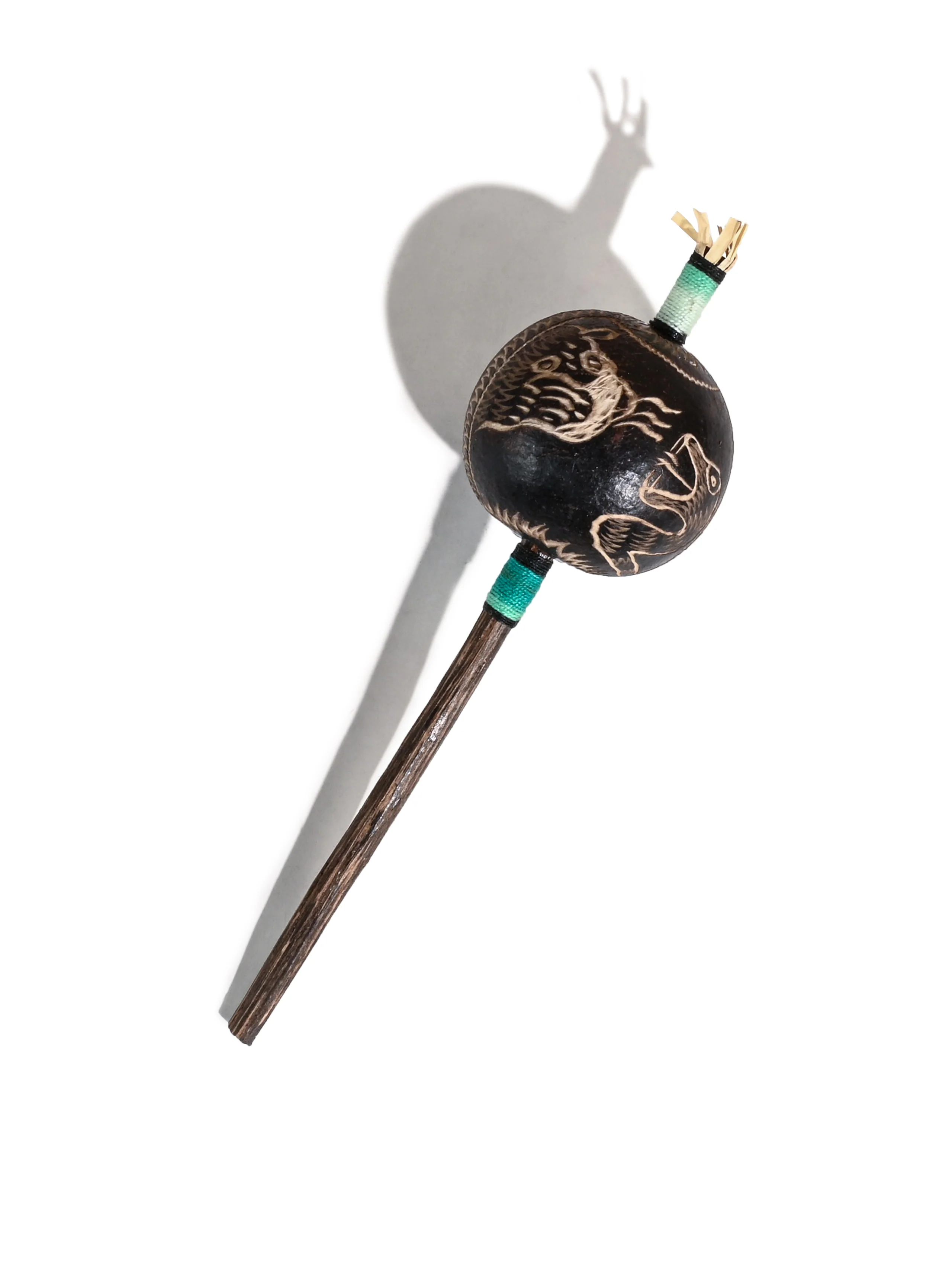 Peruvian Amazon Gourd Rattle - Four Directions - Image 6