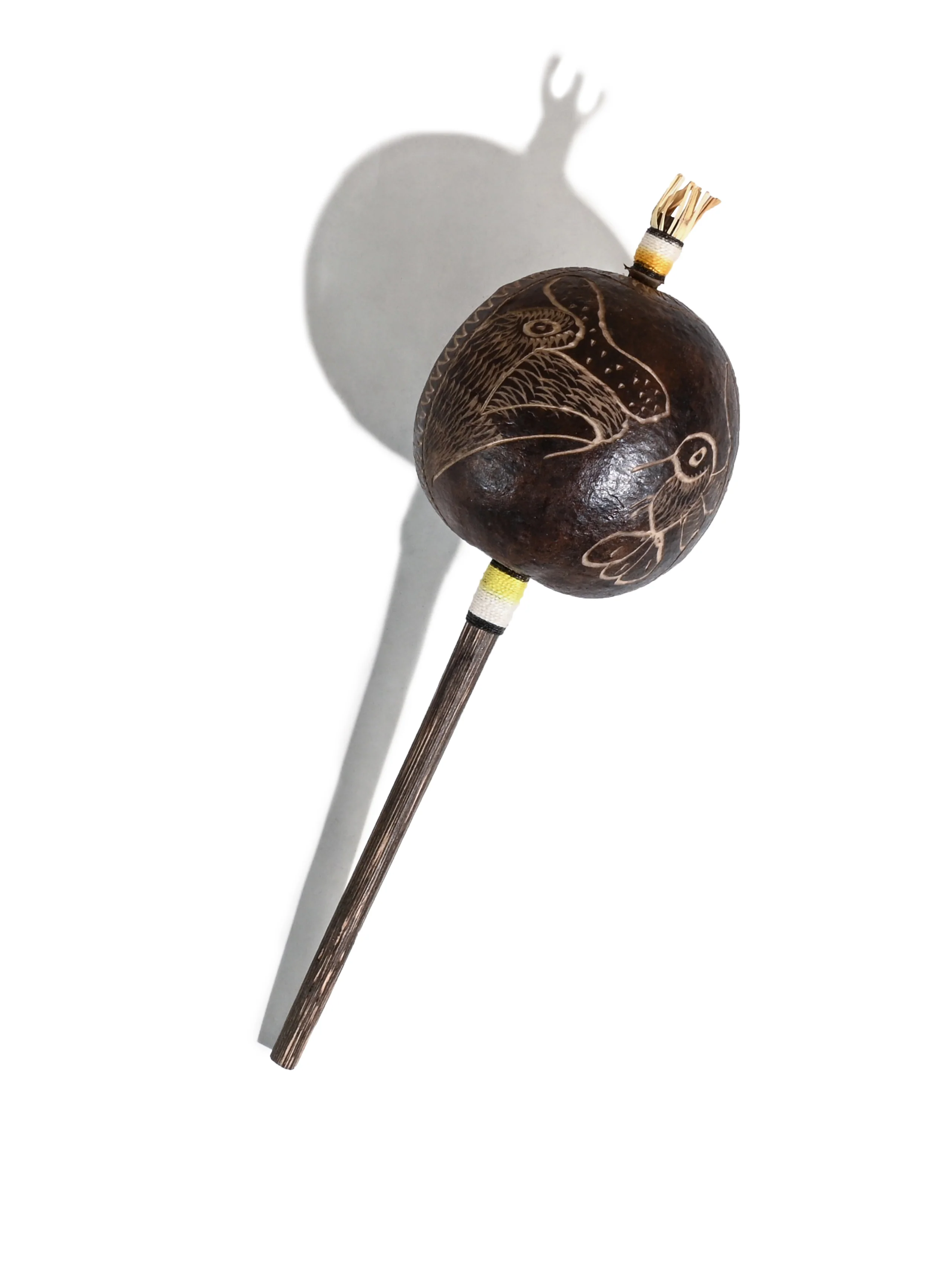 Peruvian Amazon Gourd Rattle - Four Directions - Image 7