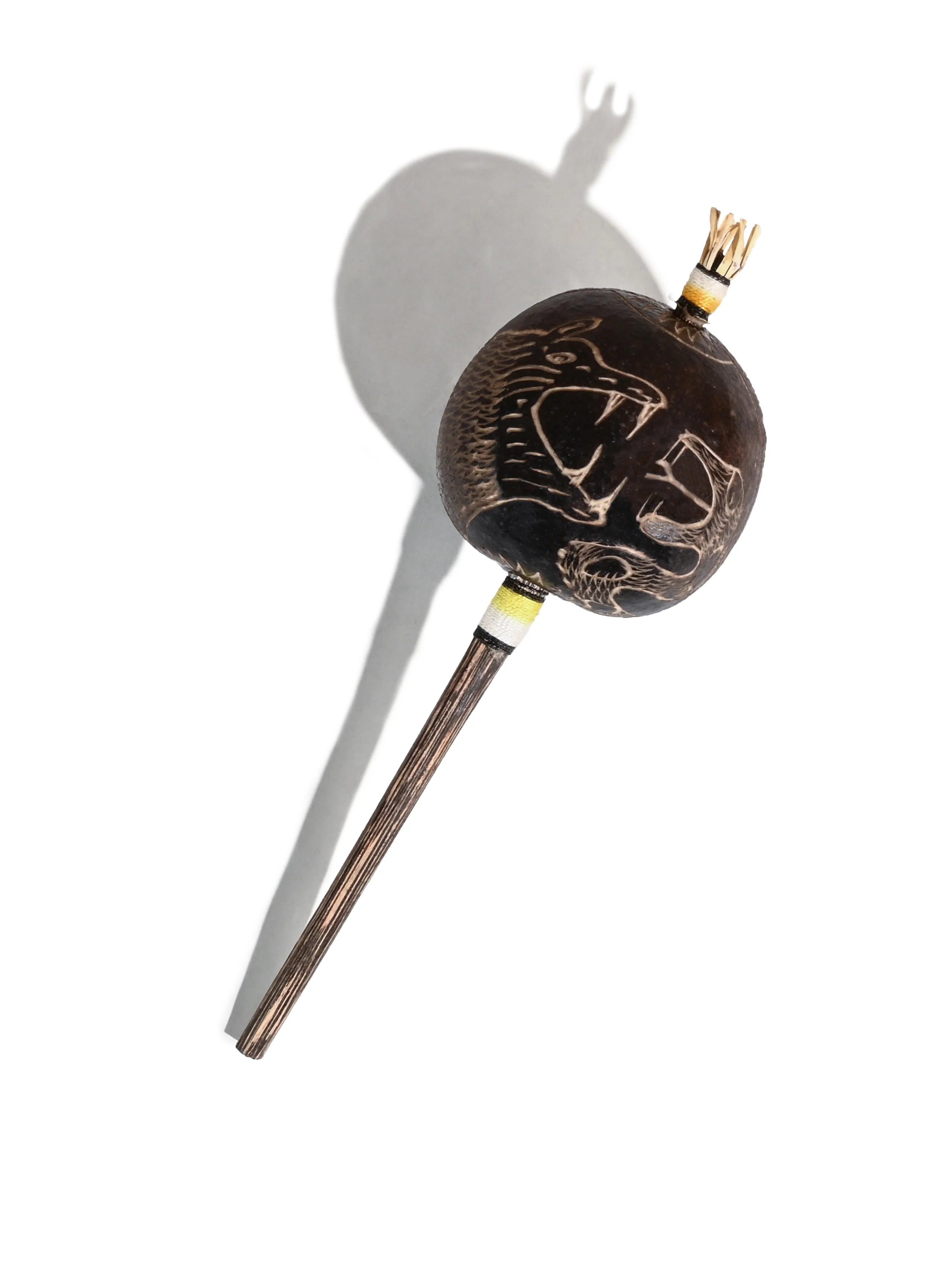 Peruvian Amazon Gourd Rattle - Four Directions - Image 8