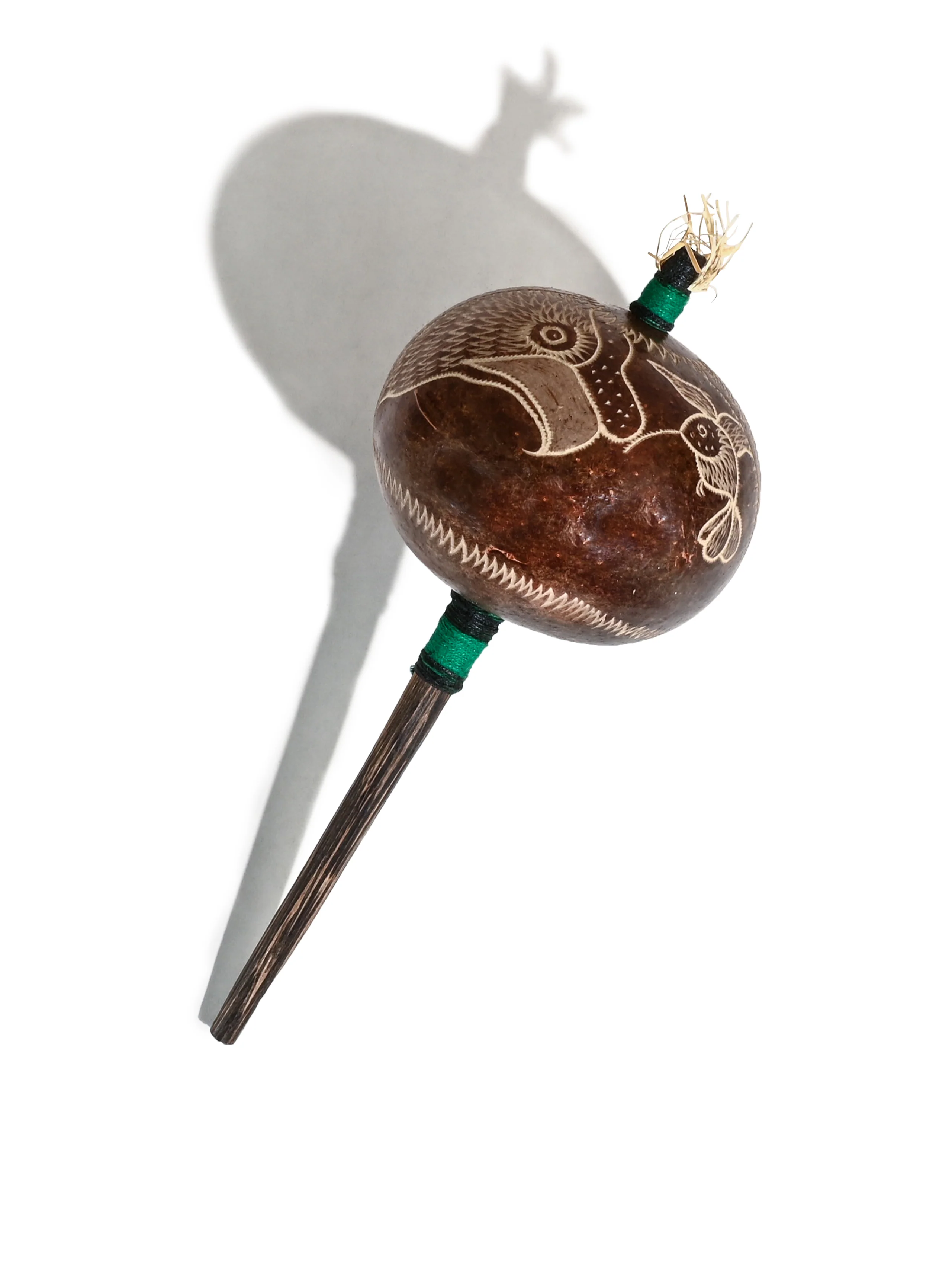 Peruvian Amazon Gourd Rattle - Four Directions - Image 9