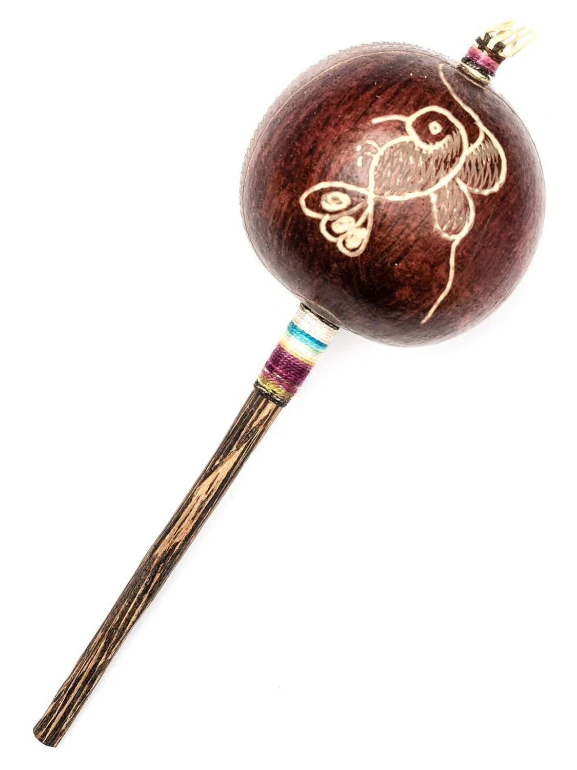 Peruvian Amazon Gourd Rattle - Hummingbird - Image 7