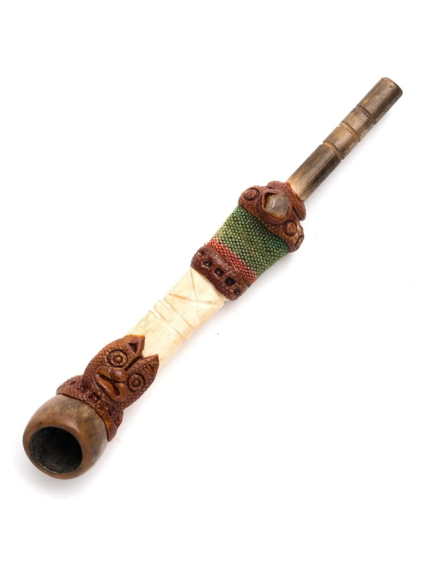 Peruvian Bone Smoking Pipe - Image 3