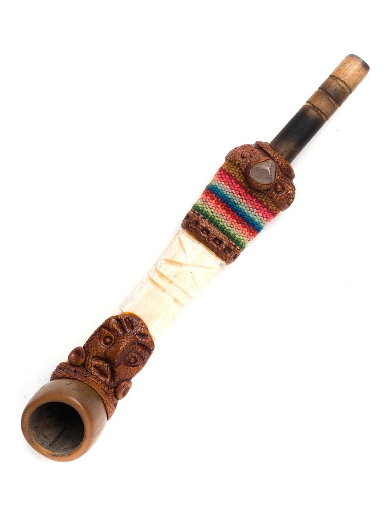 Peruvian Bone Smoking Pipe - Image 4