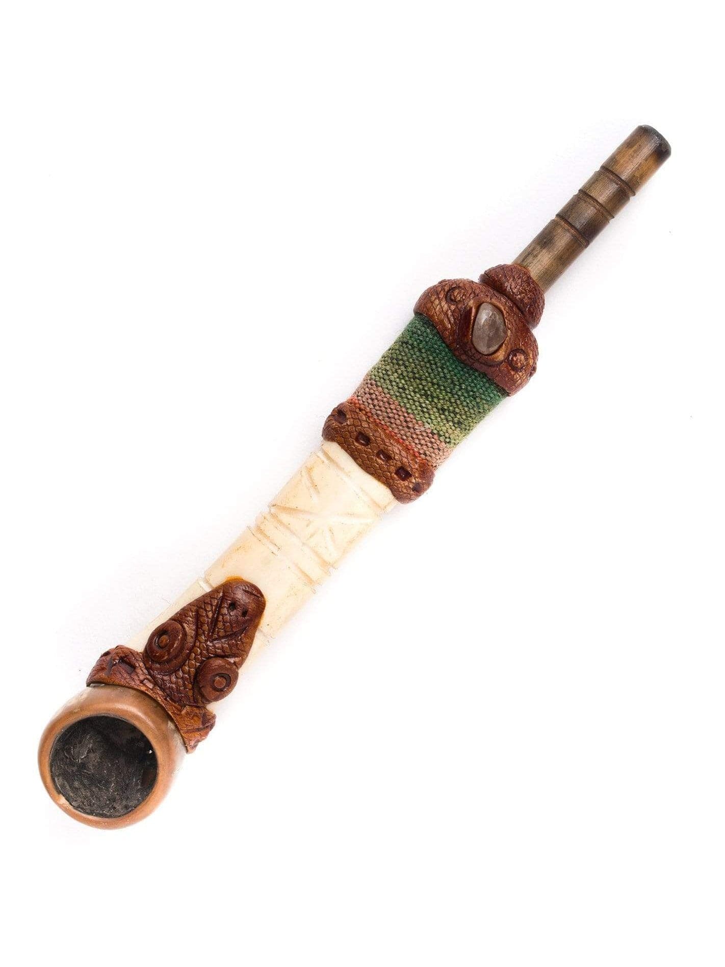Peruvian Bone Smoking Pipe - Image 5
