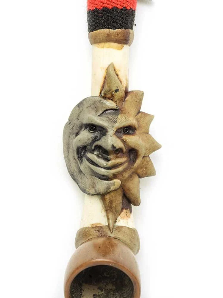 Peruvian Bone Smoking Pipe - Image 9