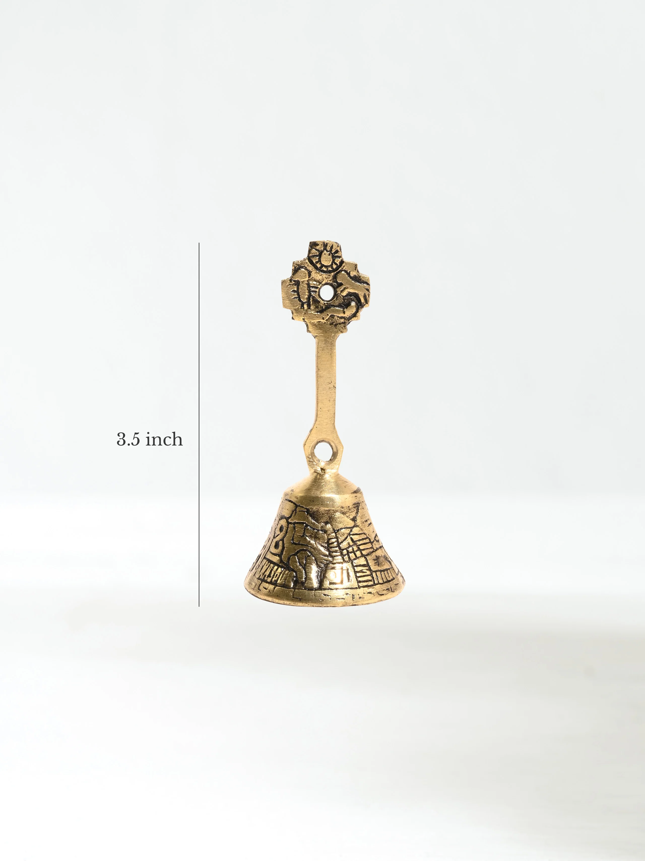 Peruvian Brass Bell Chakana - Image 5