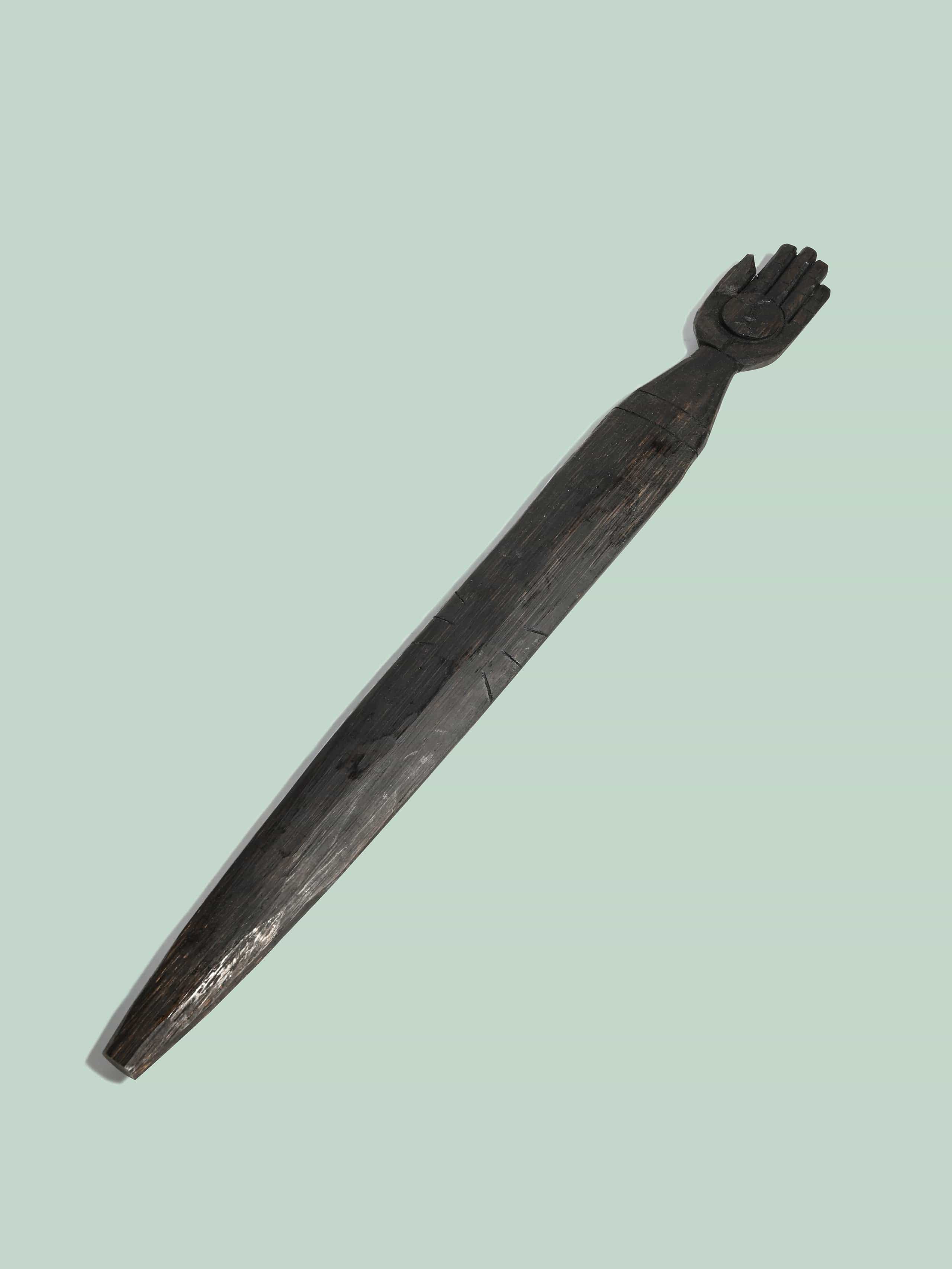 Peruvian Ceremonial Chonta Wood Staff - 19 inch