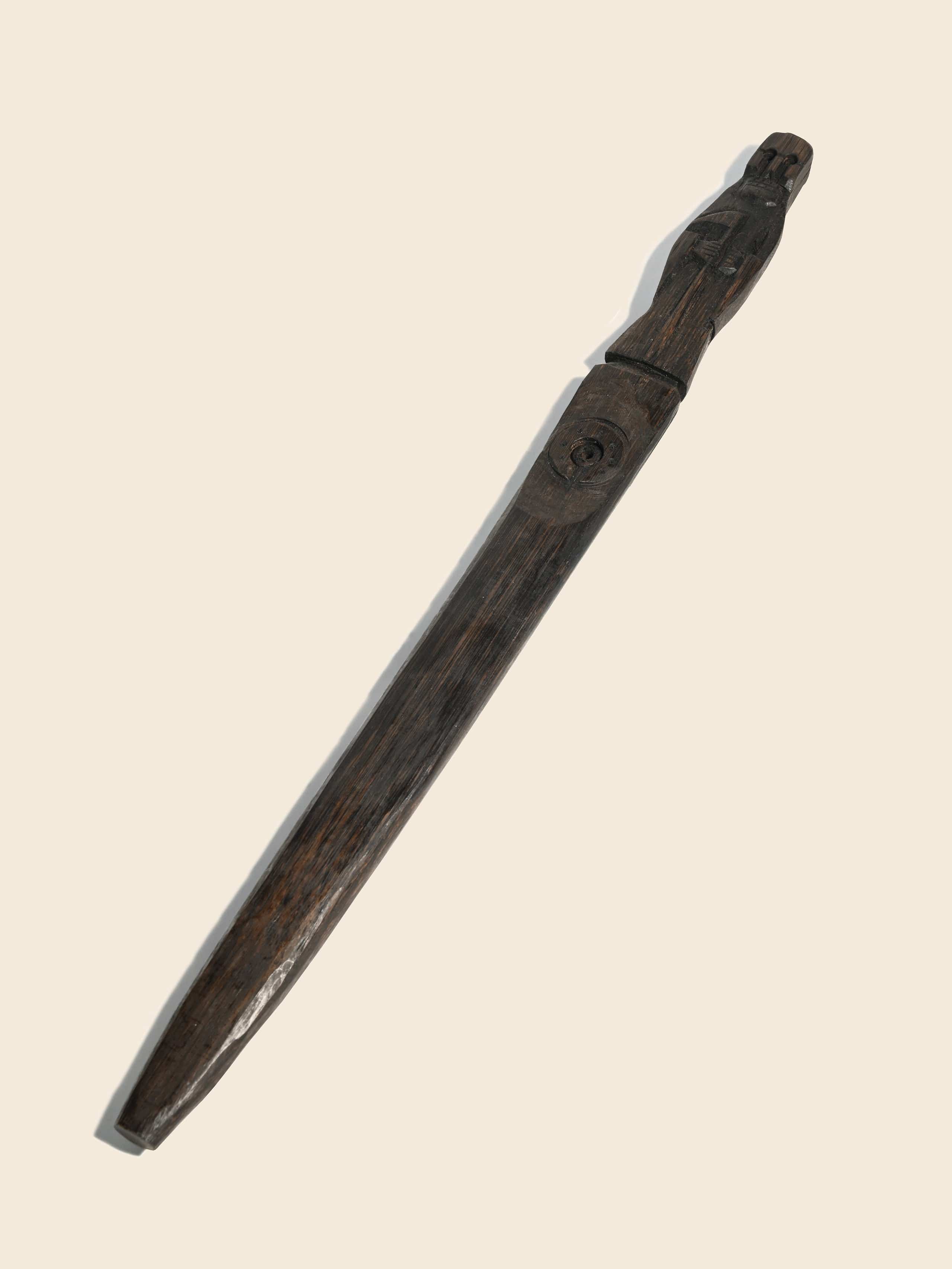Peruvian Ceremonial Chonta Wood Staff - 19 inch - Image 16