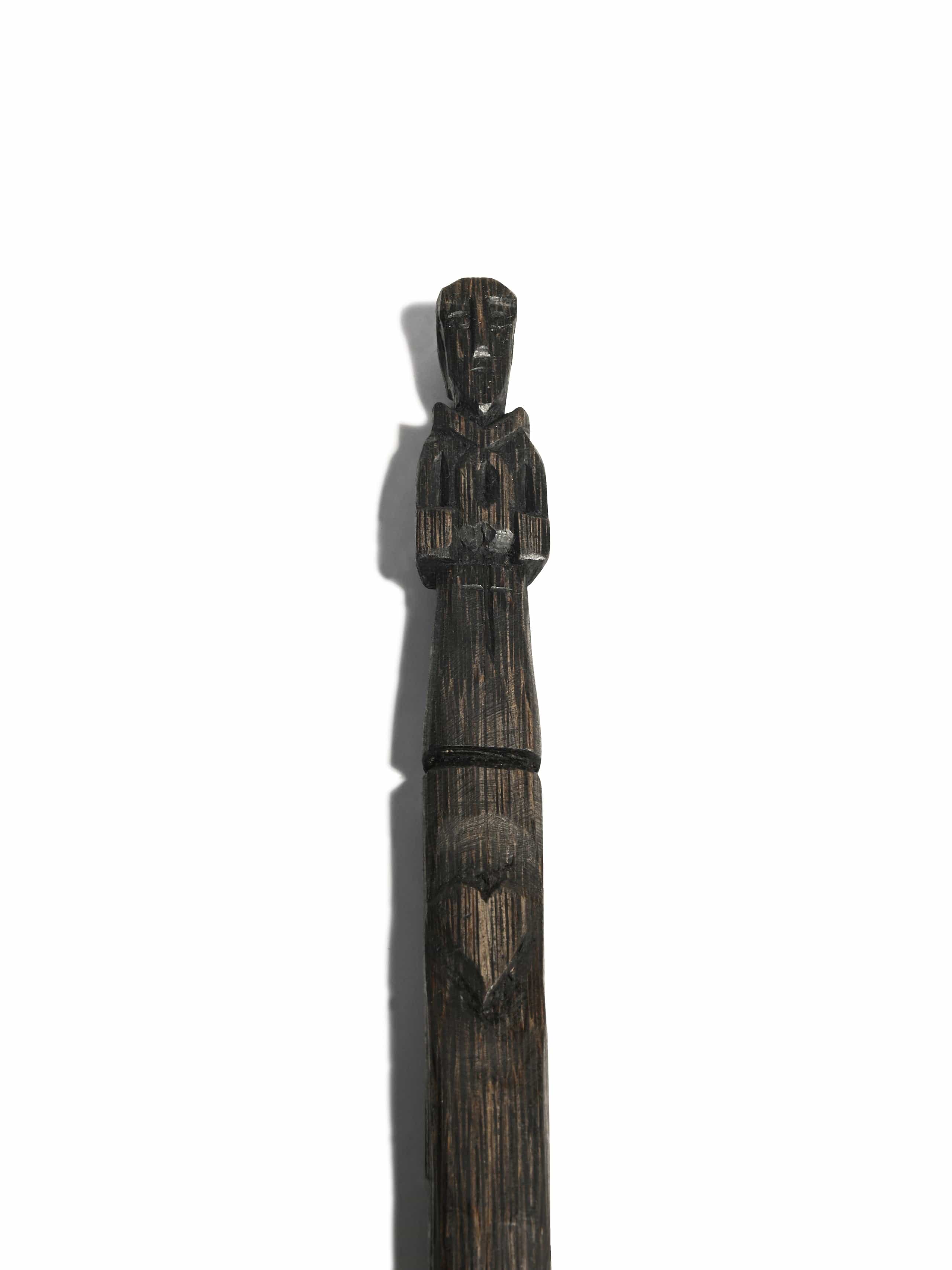 Peruvian Ceremonial Chonta Wood Staff - 19 inch - Image 17