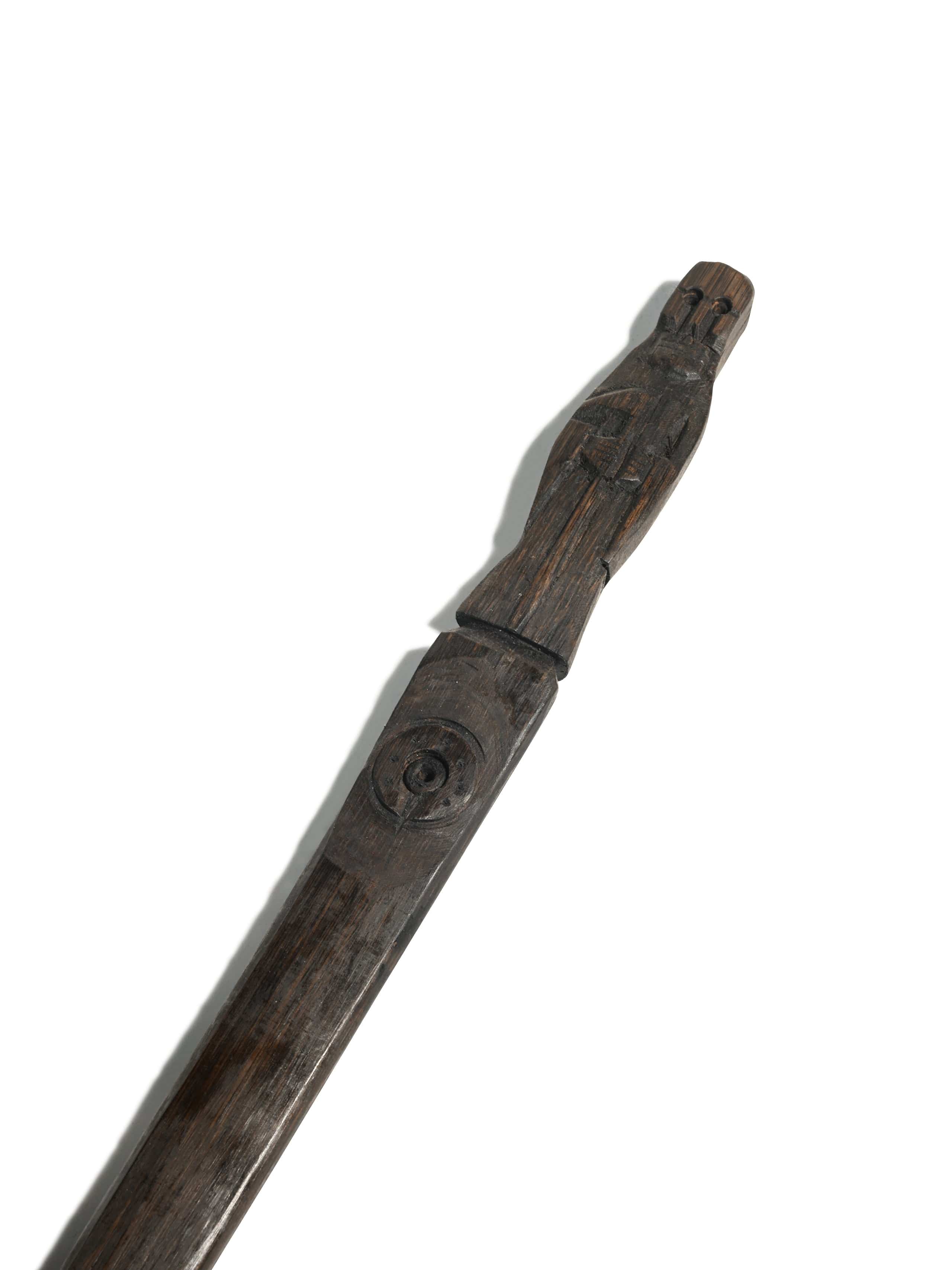 Peruvian Ceremonial Chonta Wood Staff - 19 inch - Image 18