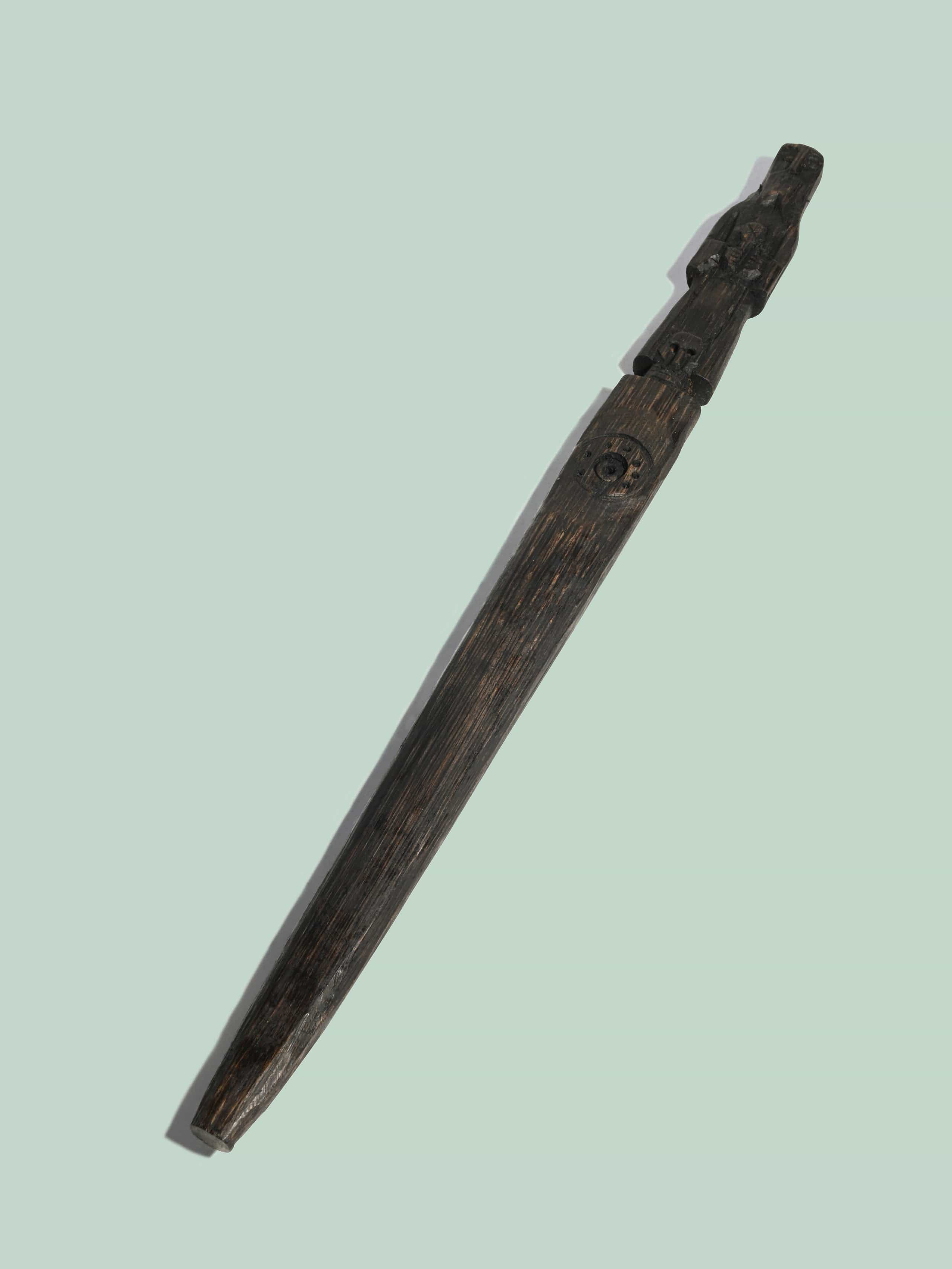 Peruvian Ceremonial Chonta Wood Staff - 19 inch - Image 23