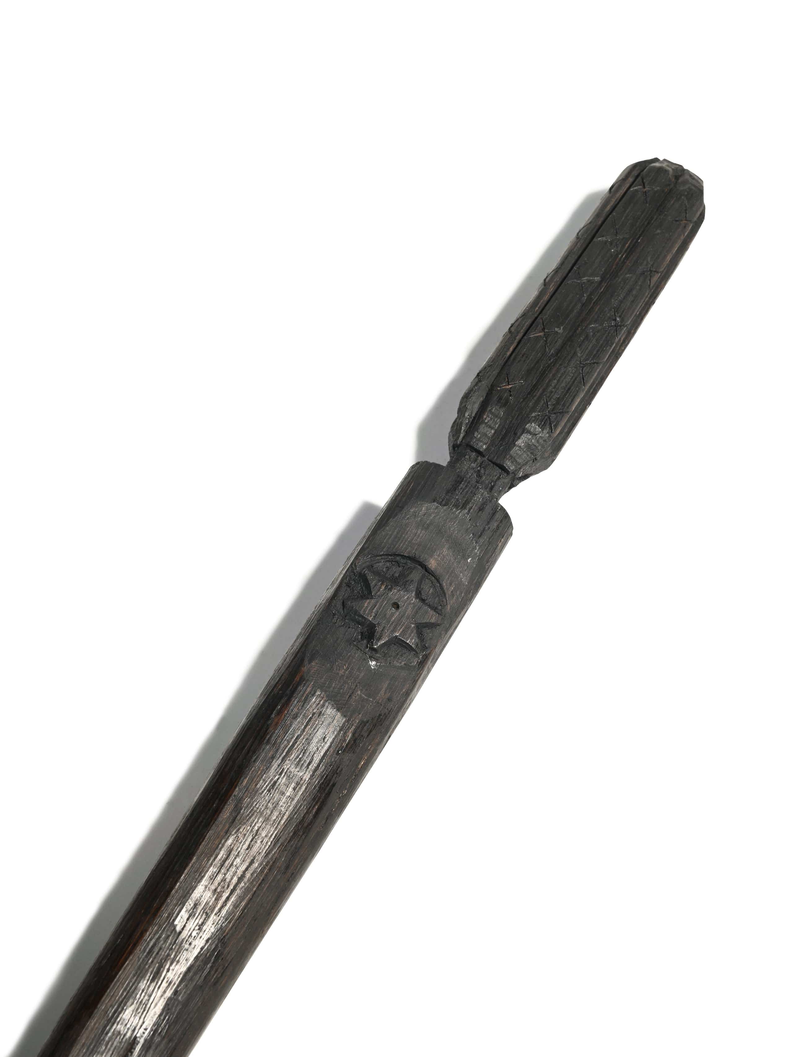 Peruvian Ceremonial Chonta Wood Staff - 19 inch - Image 30