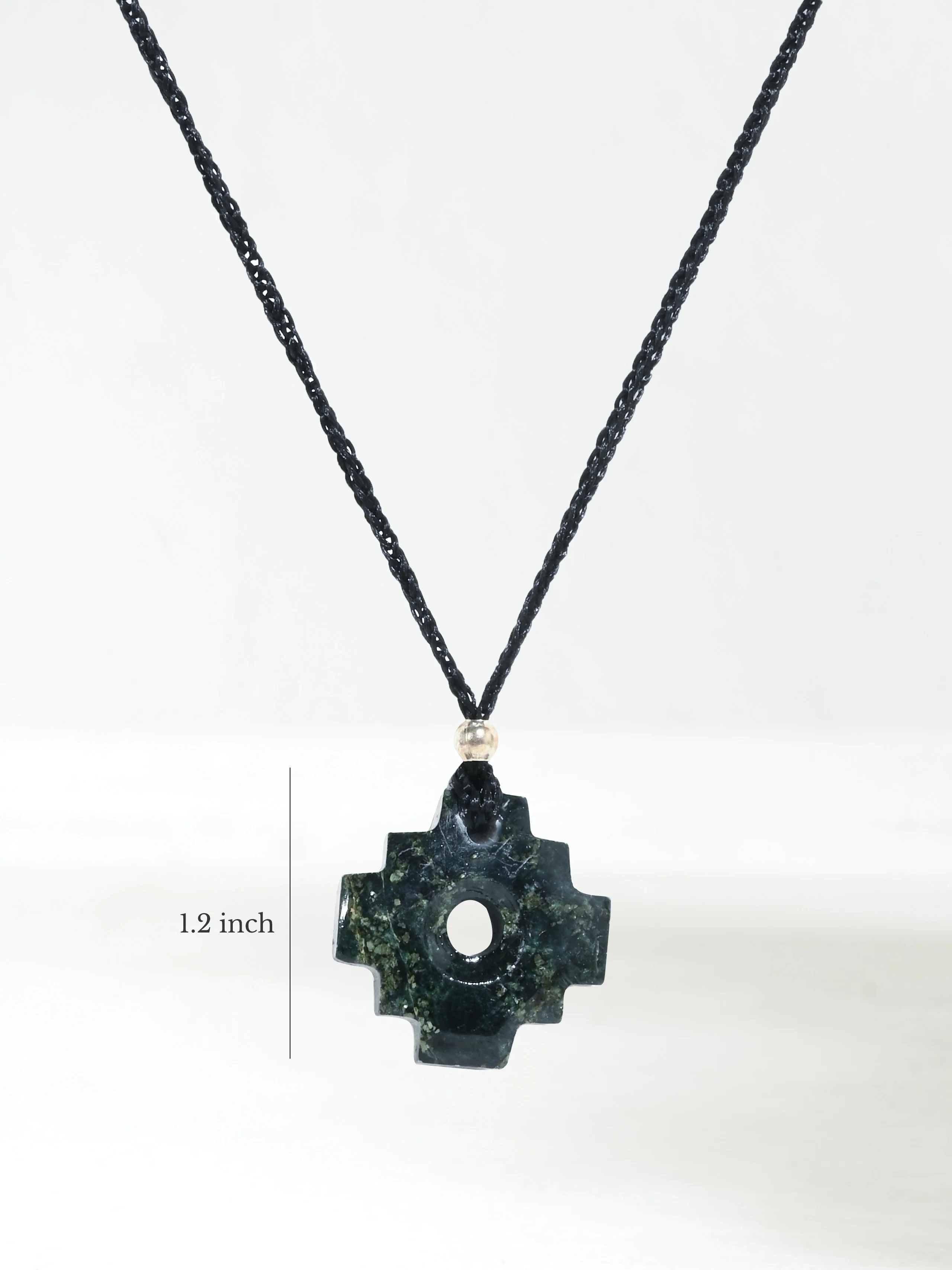 Peruvian Chakana Necklace - Machu Picchu Stone - Image 7