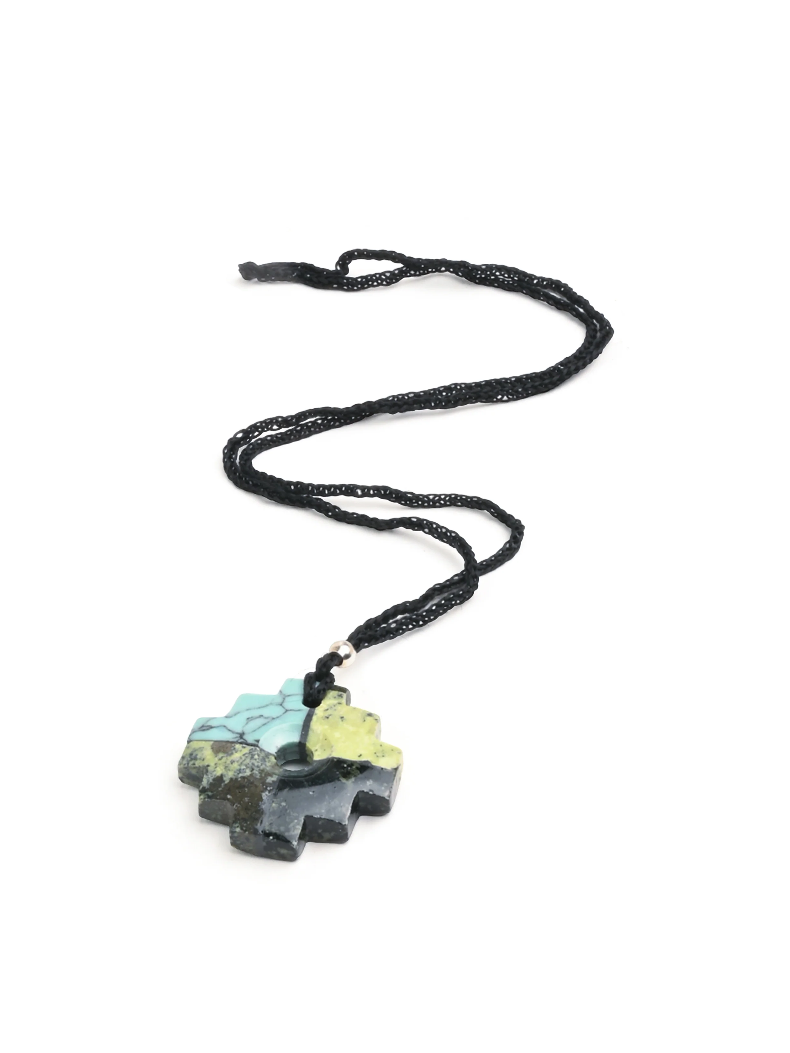 Peruvian Chakana Necklace - Four Color Stone - Image 27