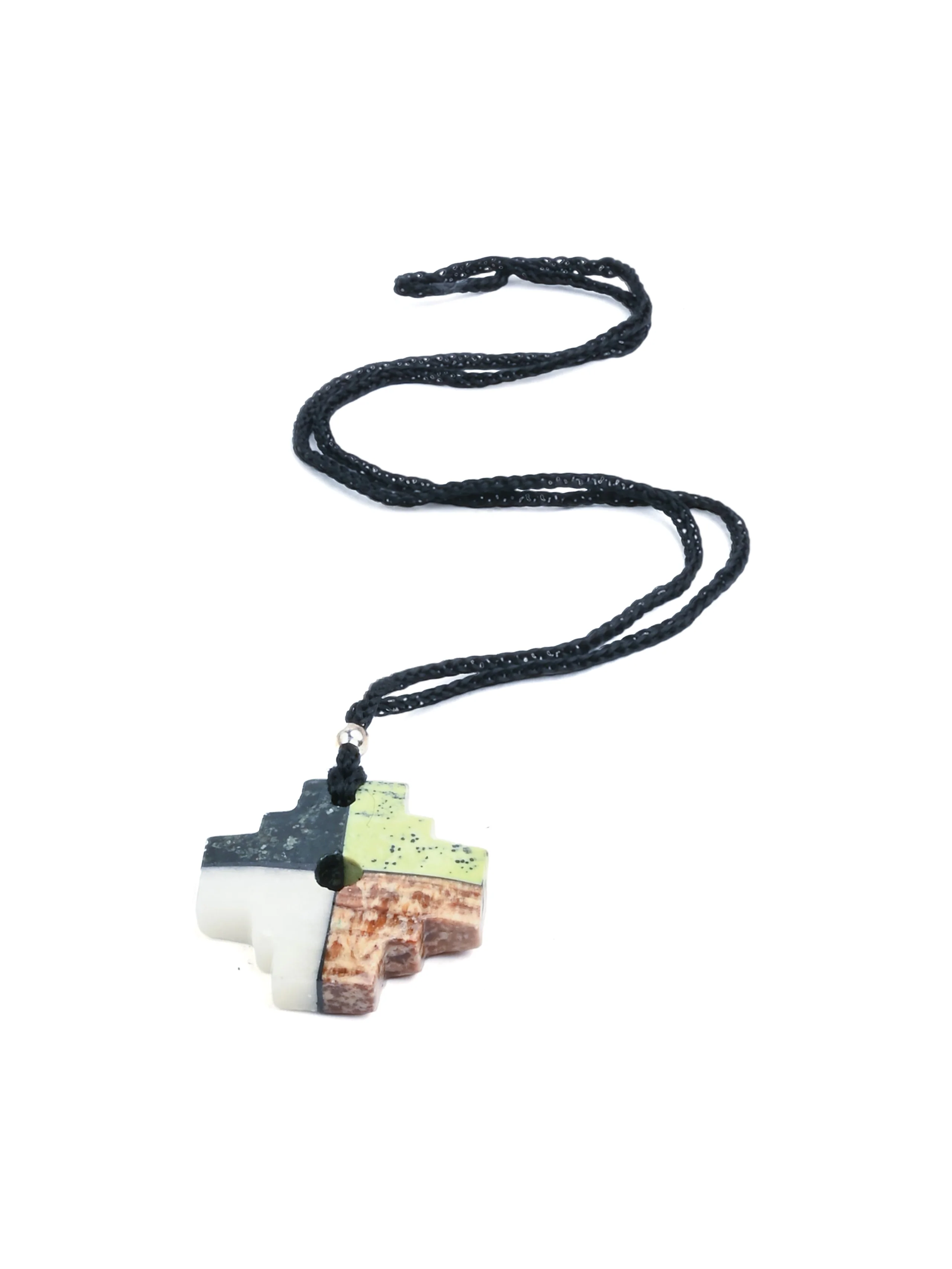 Peruvian Chakana Necklace - Four Color Stone - Image 29