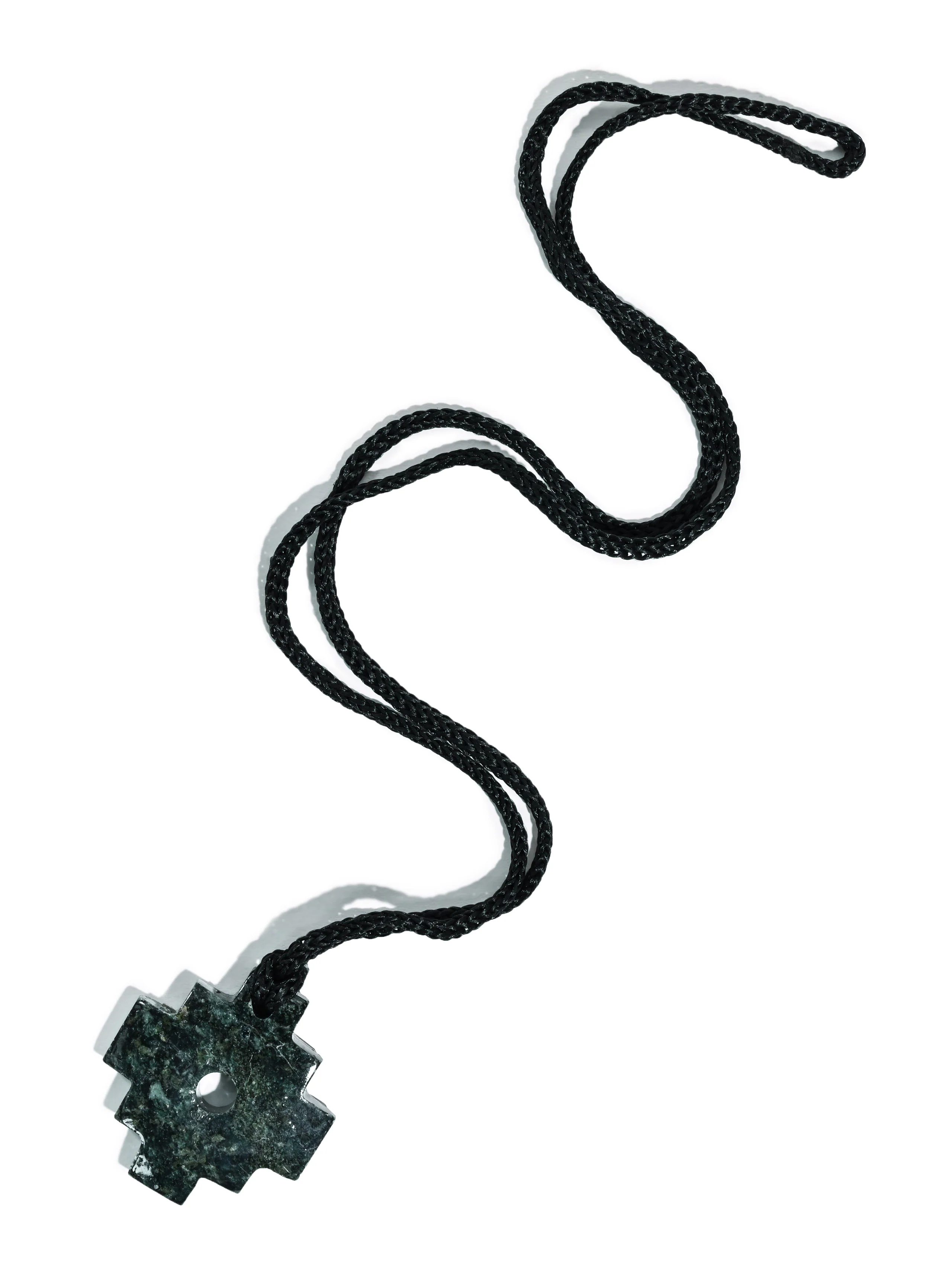 Peruvian Chakana Necklace - Machu Picchu Stone - Glossy - Image 2