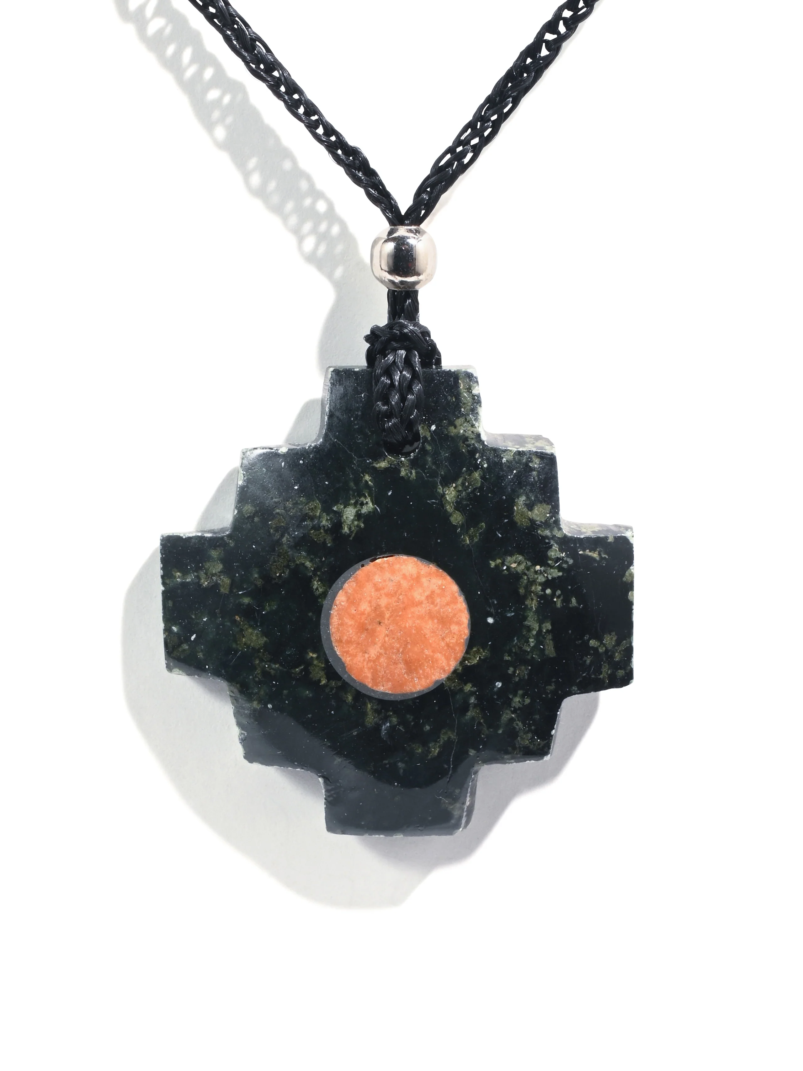 Peruvian Chakana Necklace with Center Stone - Image 13