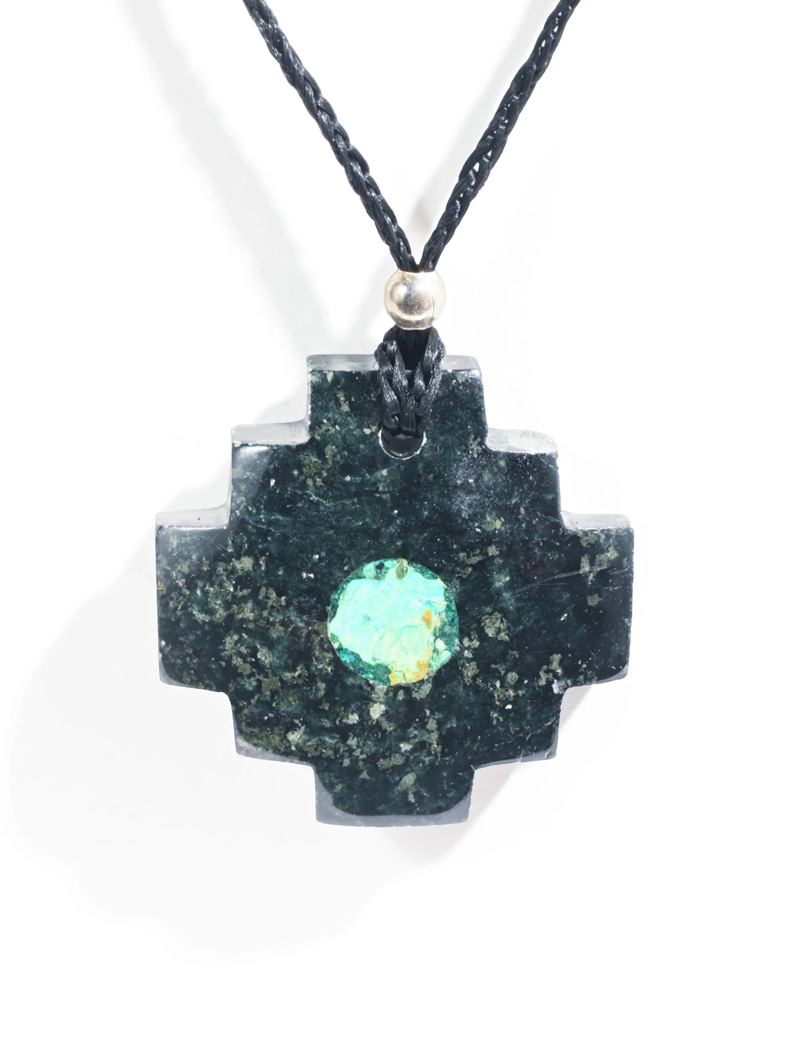 Peruvian Chakana Necklace with Center Stone - Image 22