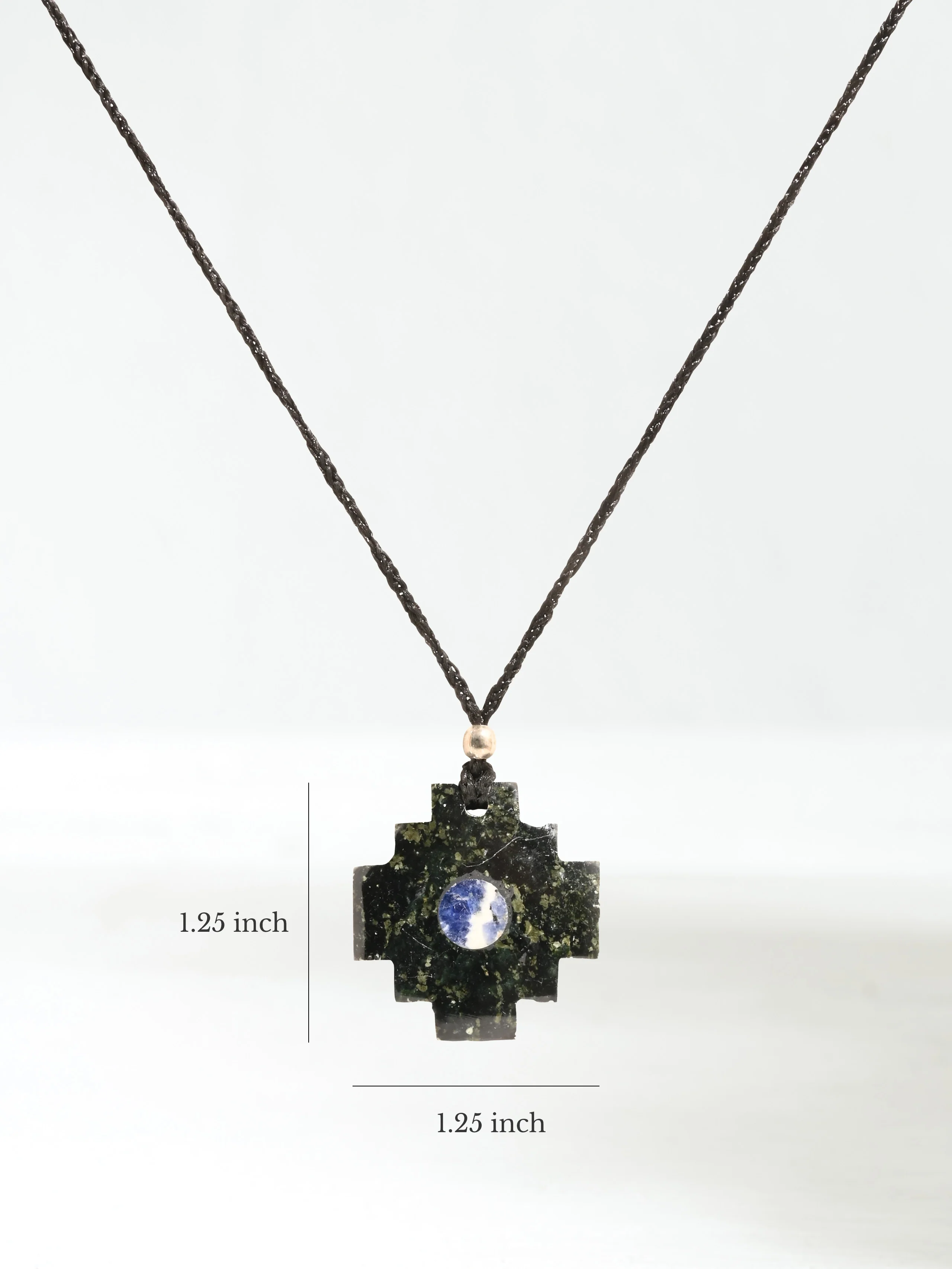 Peruvian Chakana Necklace with Center Stone - Image 25