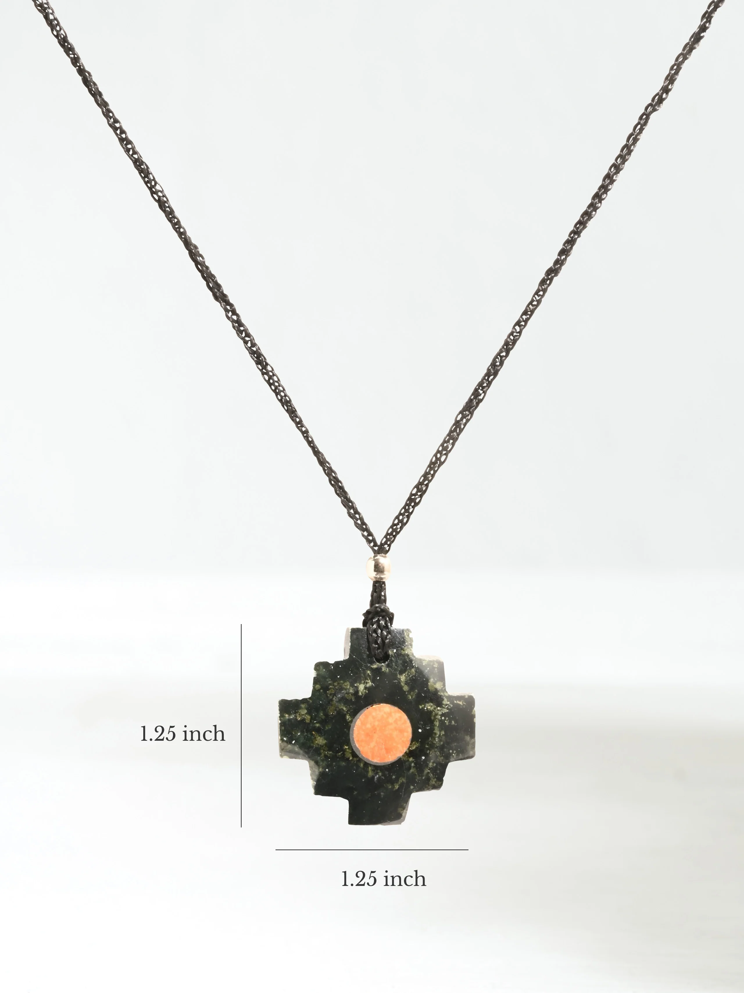 Peruvian Chakana Necklace with Center Stone - Image 26