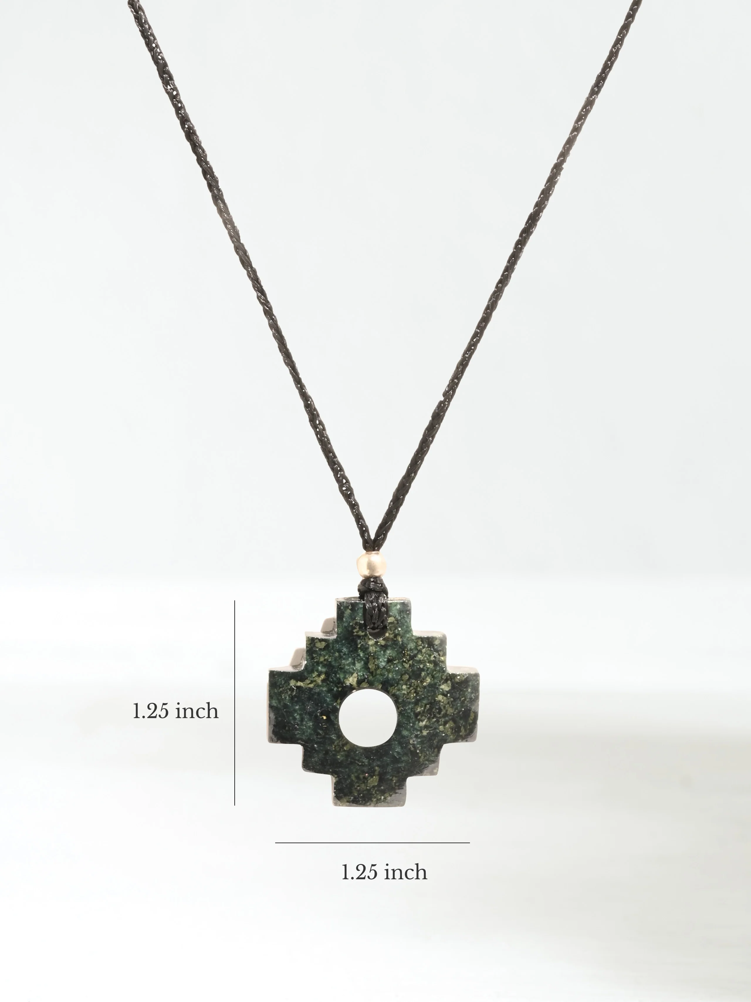 Peruvian Chakana Necklace with Center Stone - Image 28