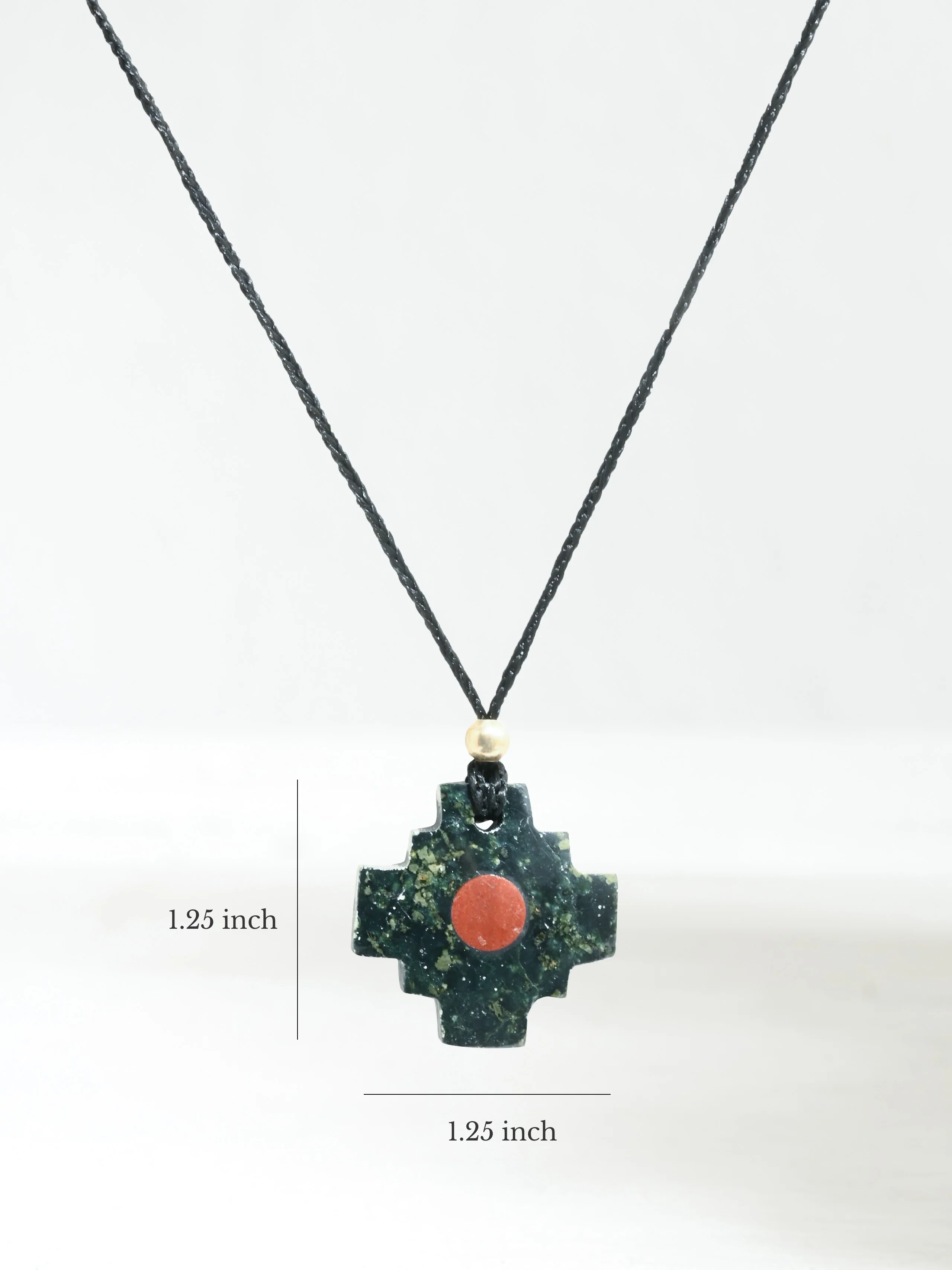 Peruvian Chakana Necklace with Center Stone - Image 29