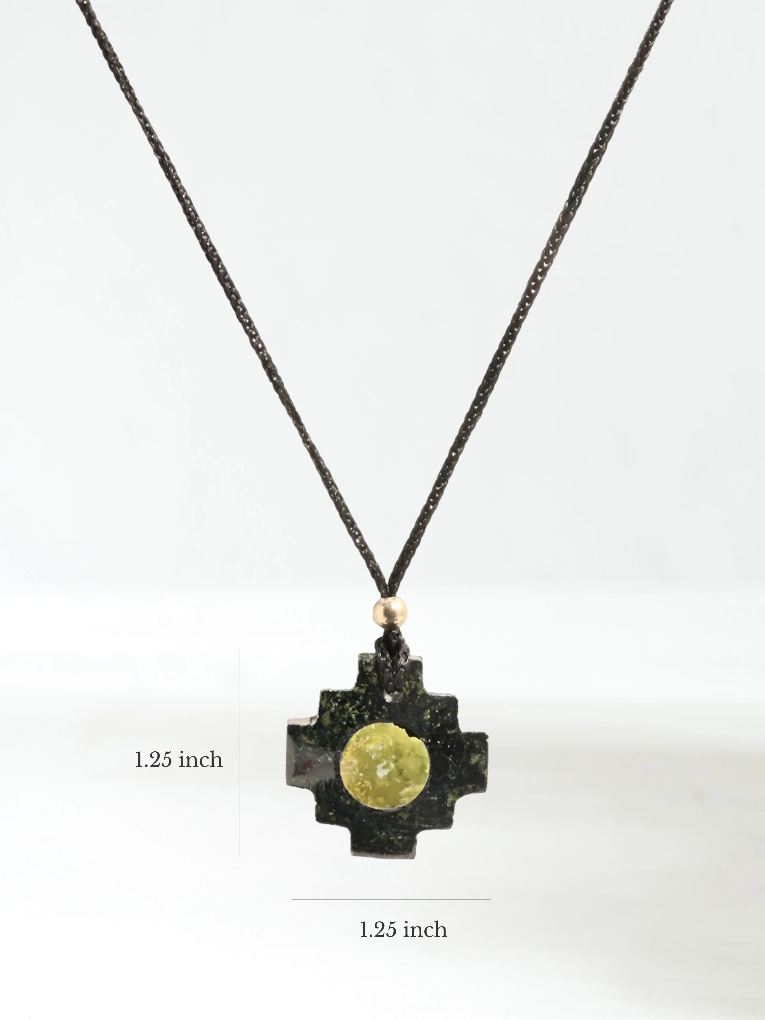 Peruvian Chakana Necklace with Center Stone - Image 30