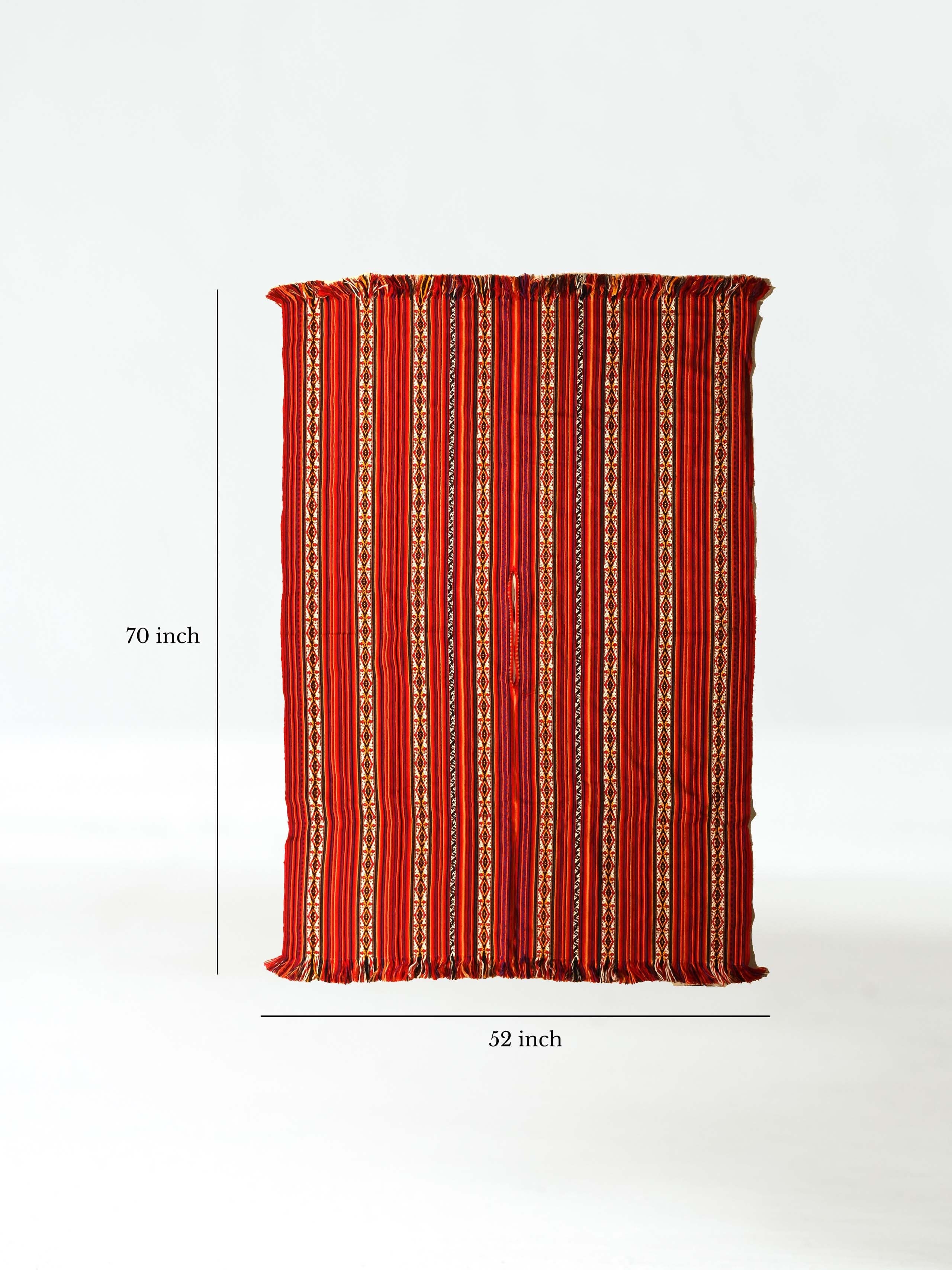 Peruvian Poncho - Kinsa Pata - Image 2